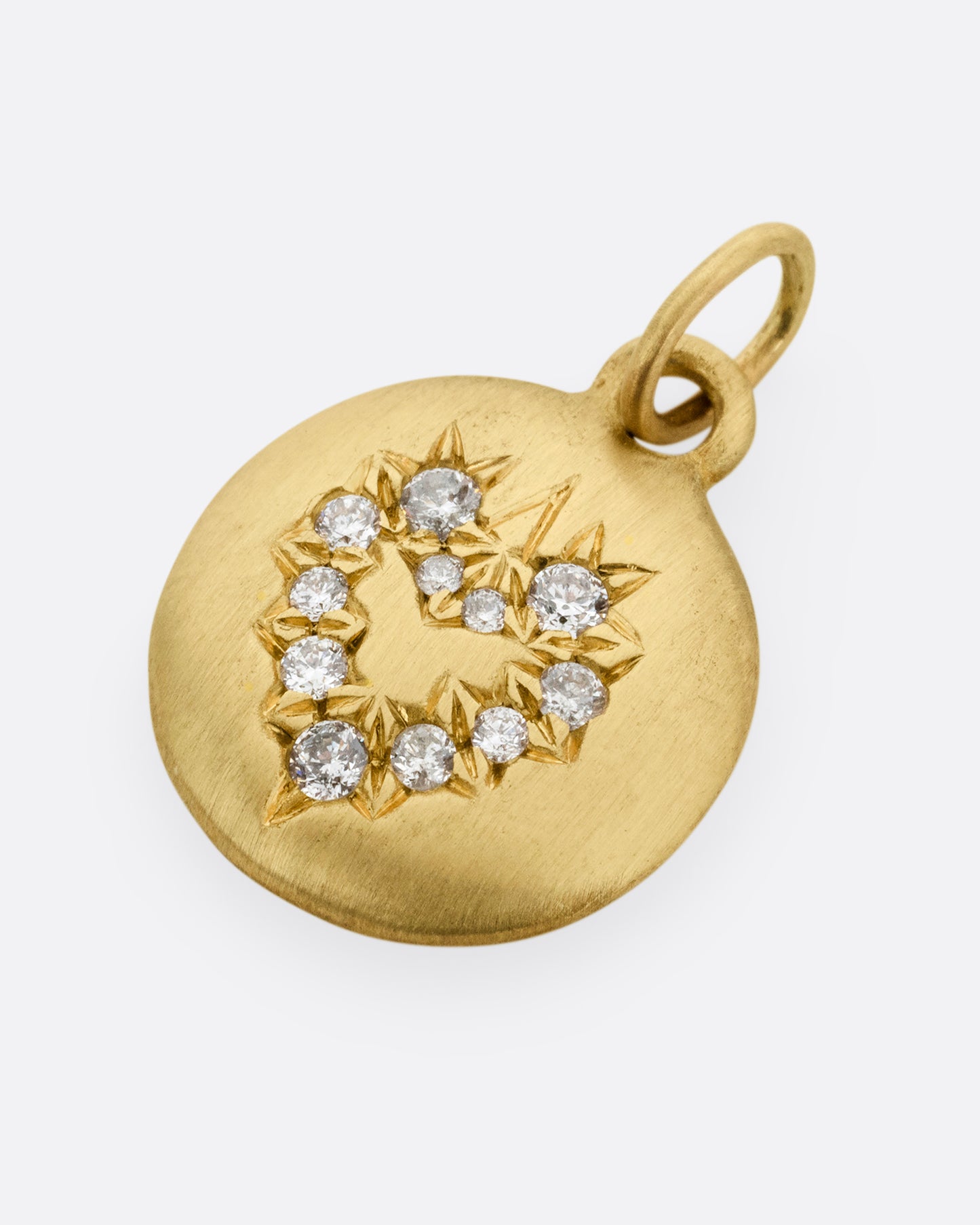 Diamond Habibi Heart Pendant
