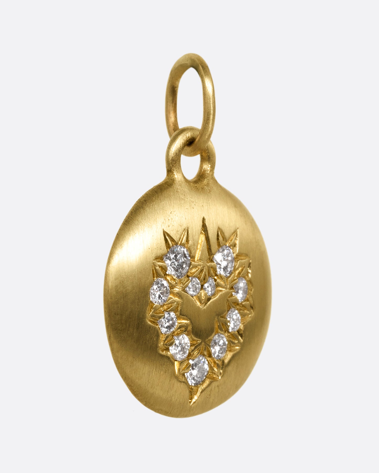 Diamond Habibi Heart Pendant