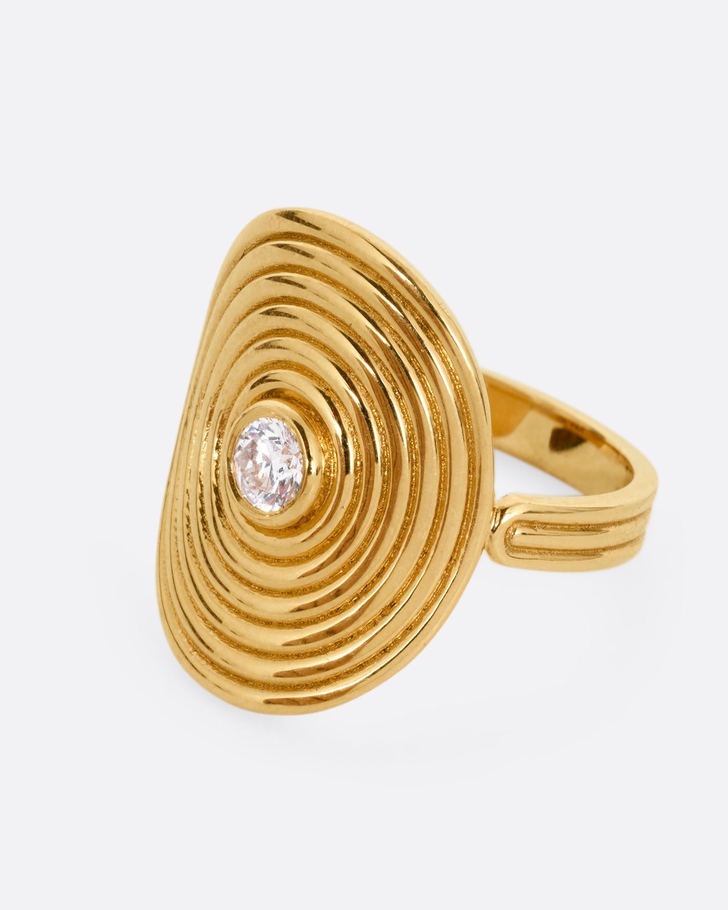 Diamond Vera Spiral Ring