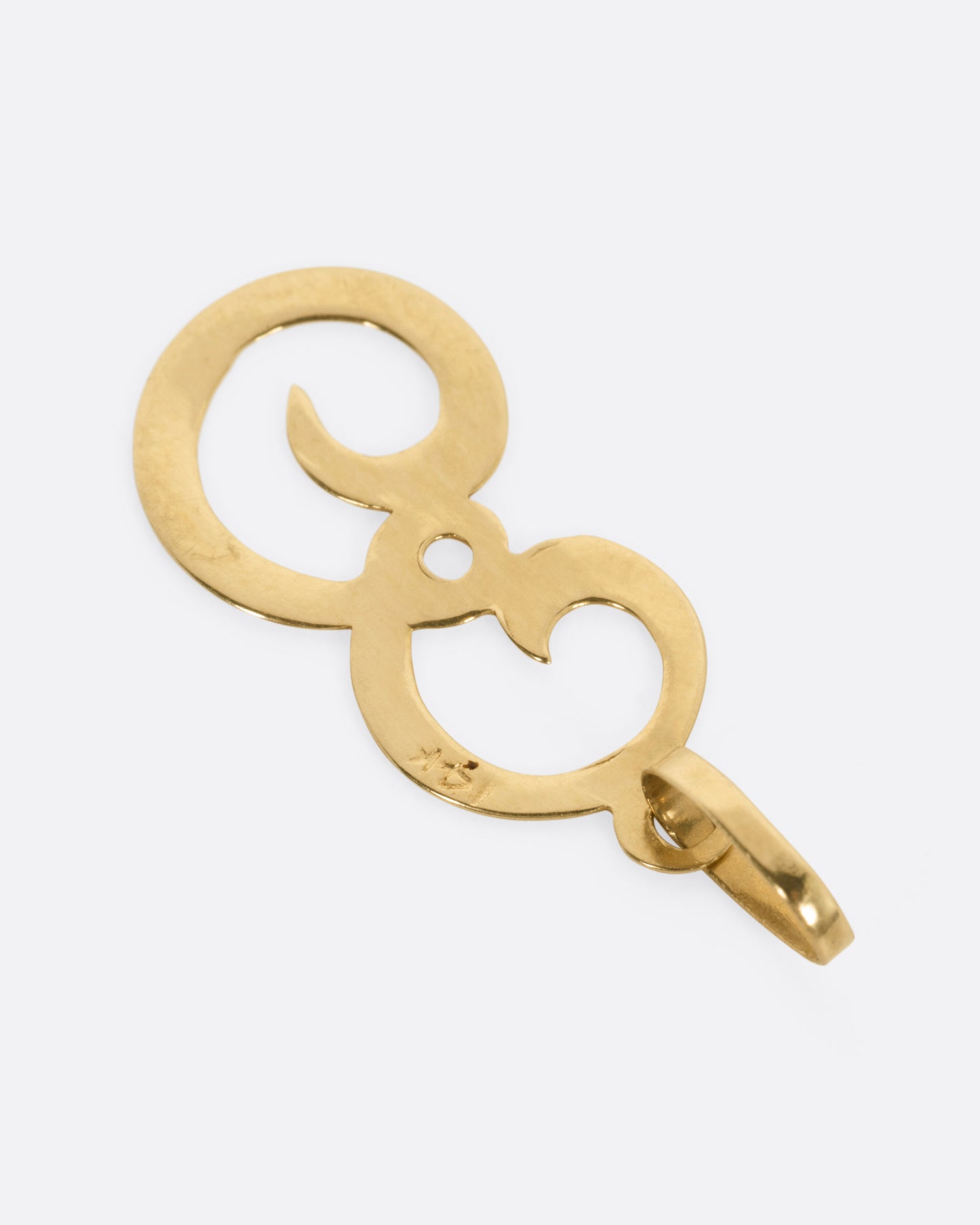 Letter 'E' Charm
