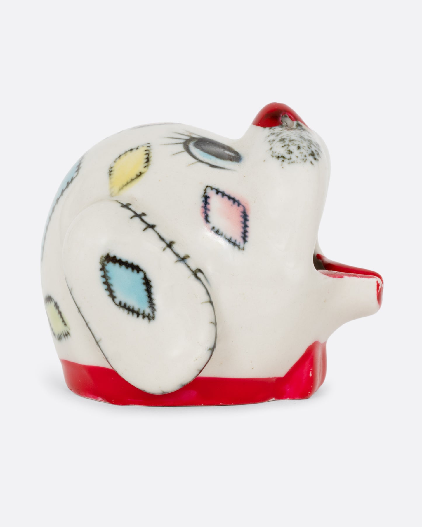 Patchwork Dog Ashtray