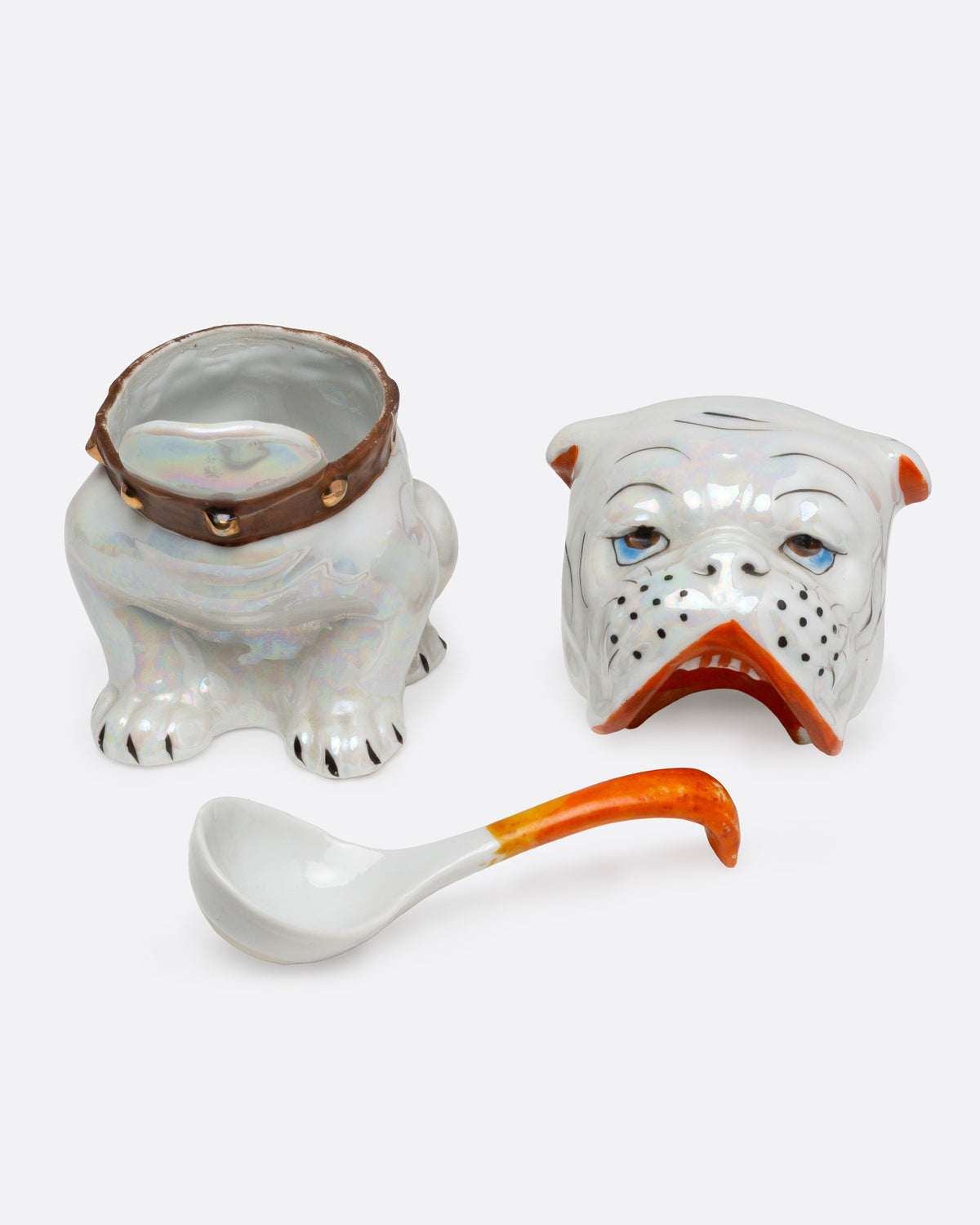 Bulldog Mustard Jar