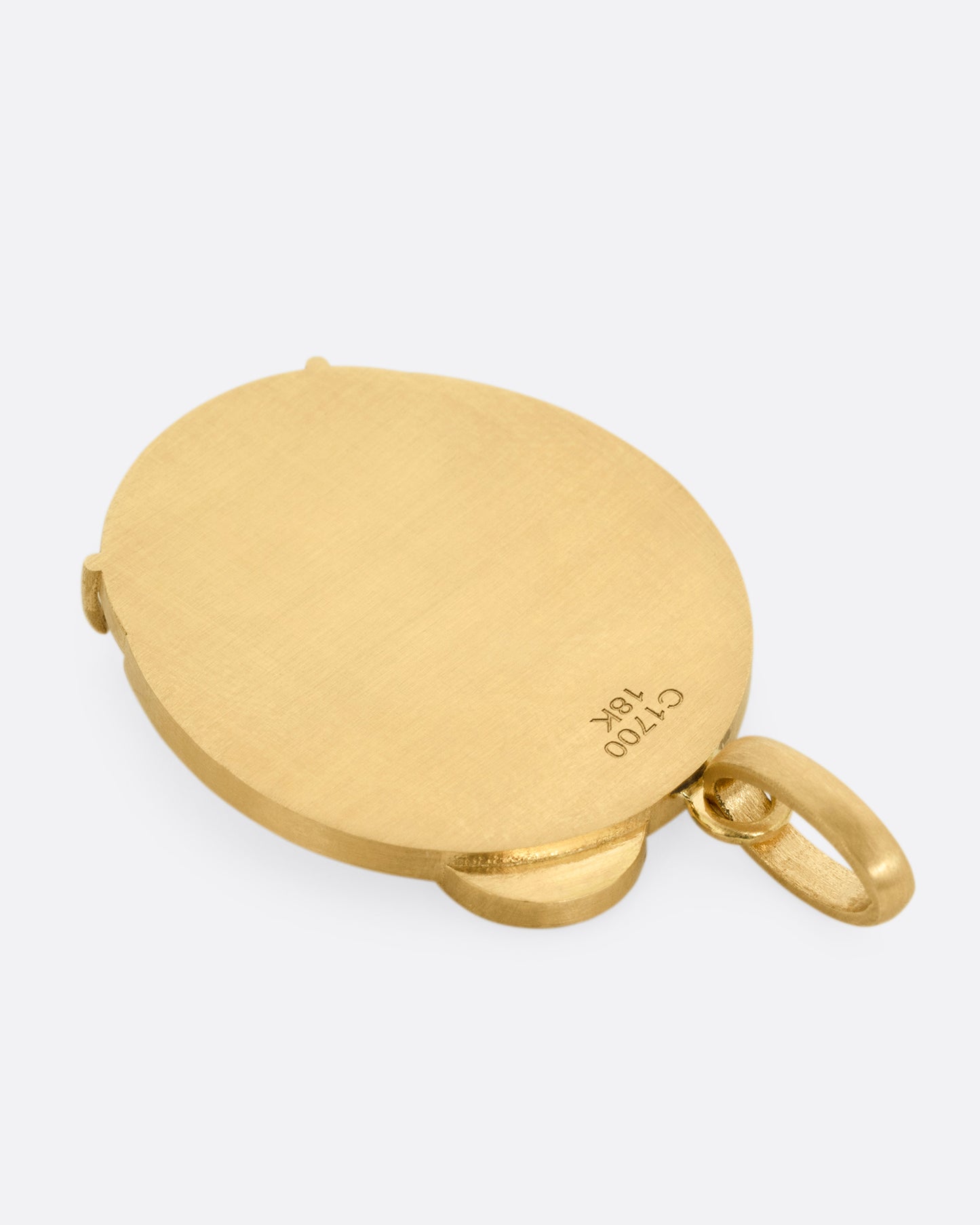 Quartz Fox Intaglio Pendant