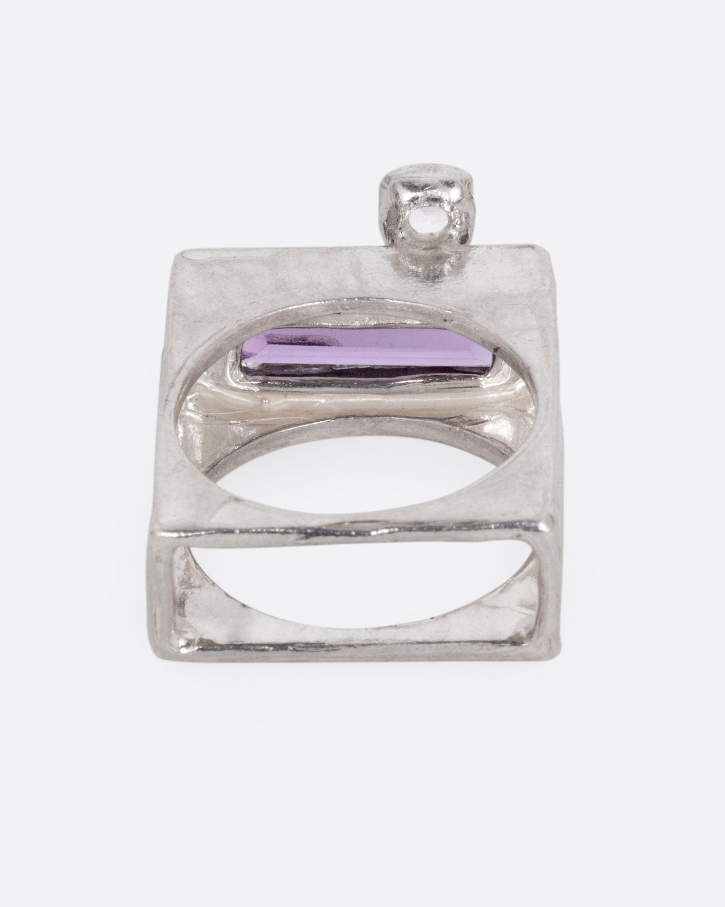 Amethyst Baguette Ring