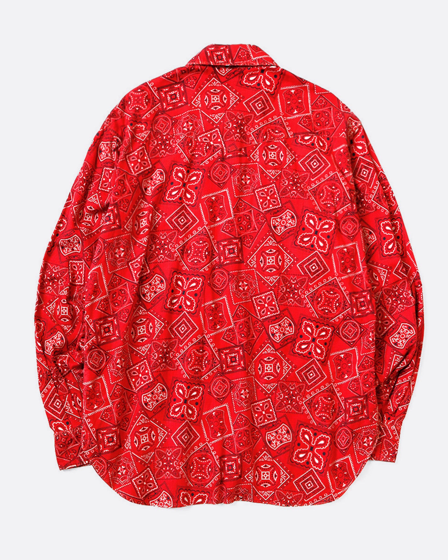 Kapital Red Sheeting Bandana Cookie Shirt