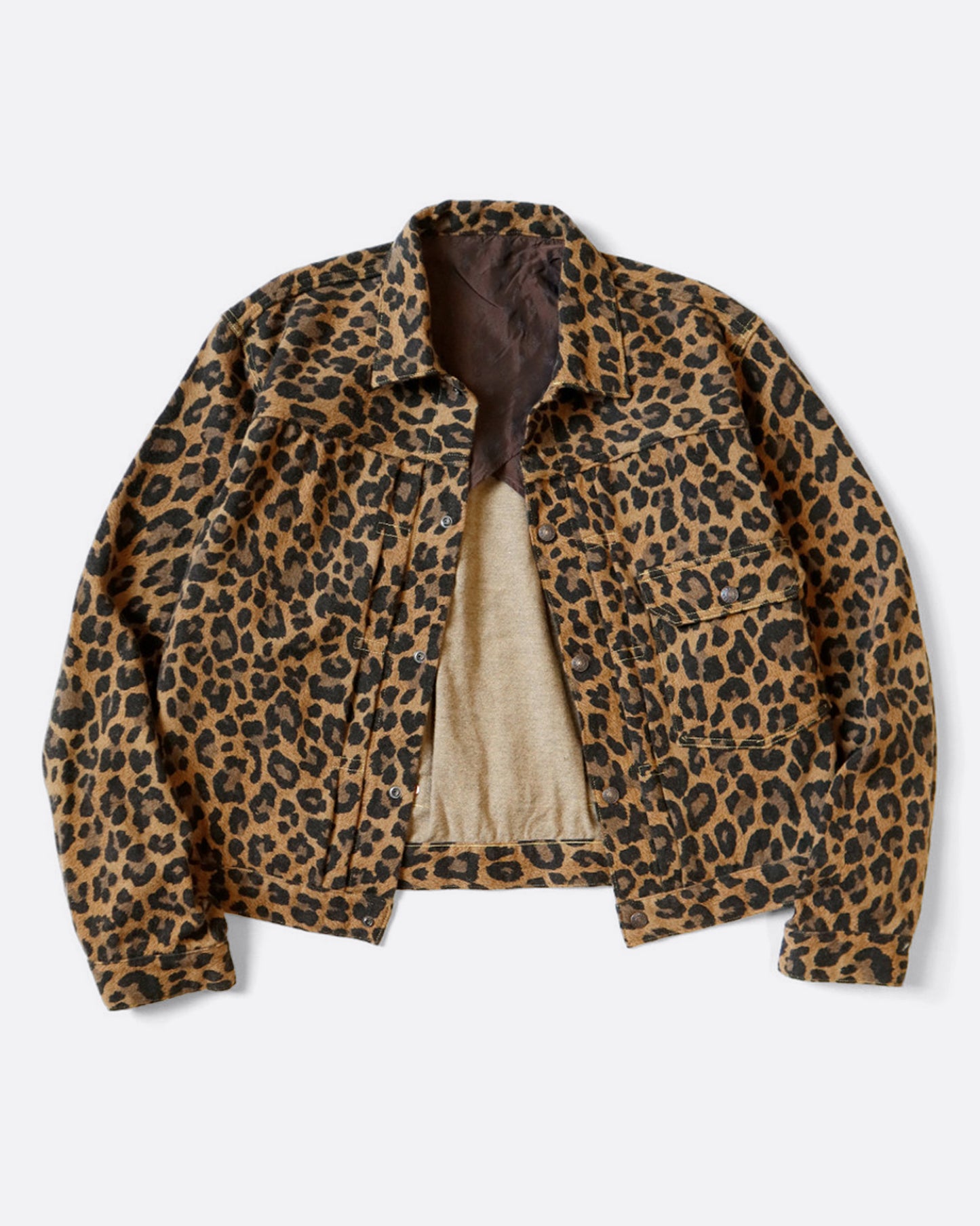 Kapital Brown Leopard 1st Jacket