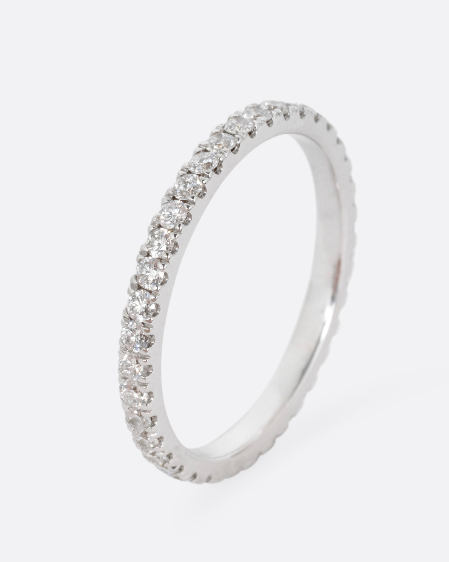 White Diamond Eternity Band