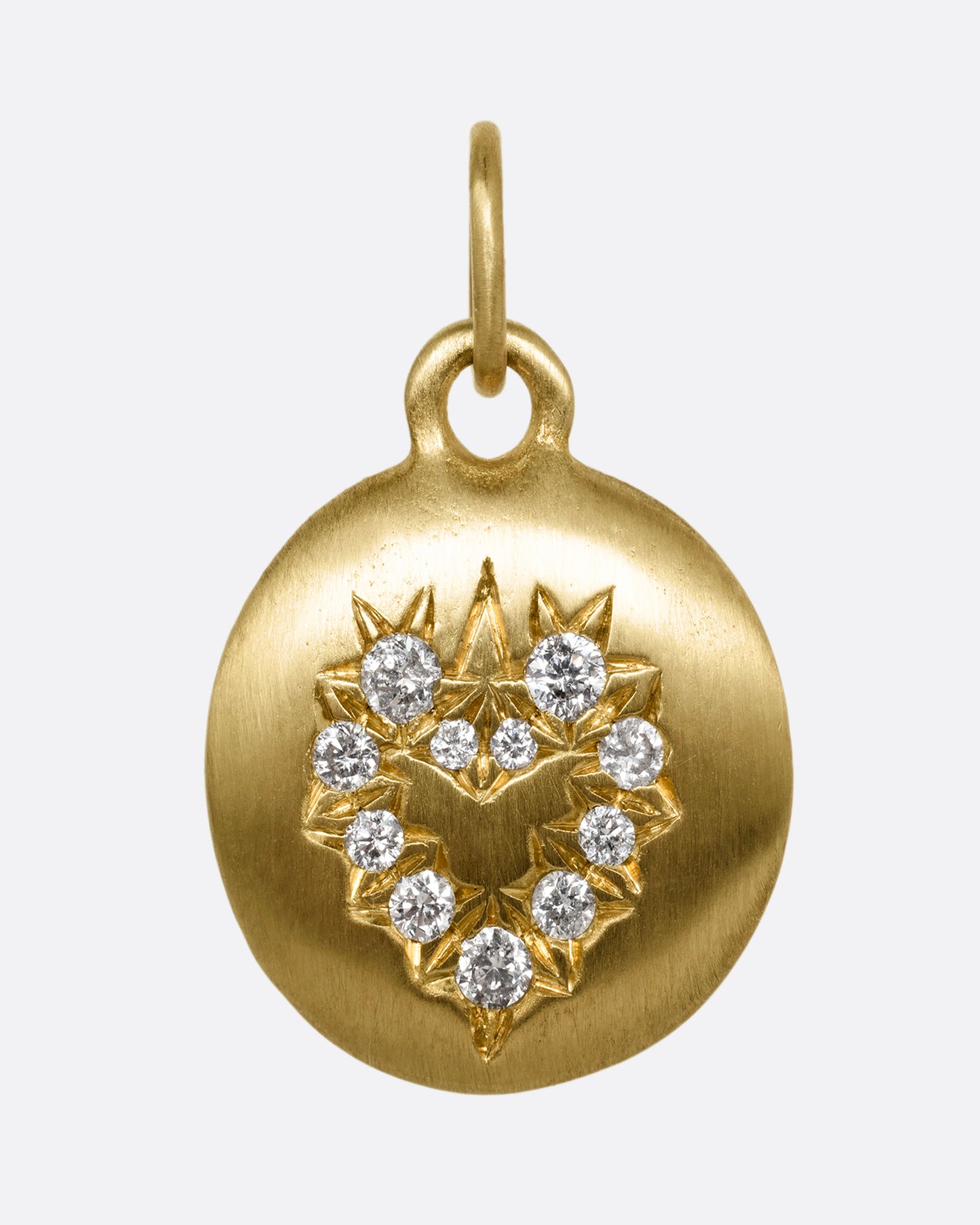 Diamond Habibi Heart Pendant