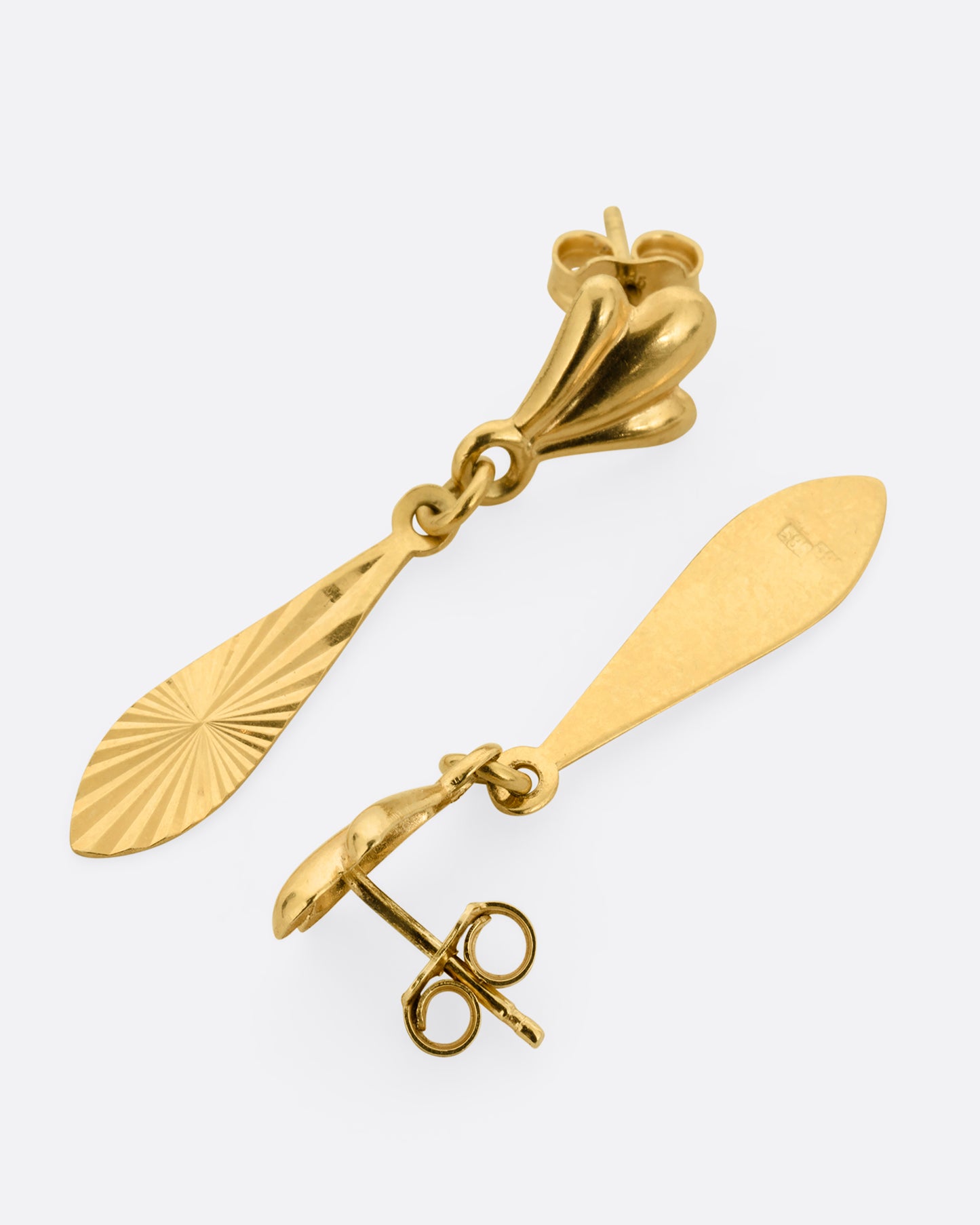Fleur De Lis Dangle Earrings