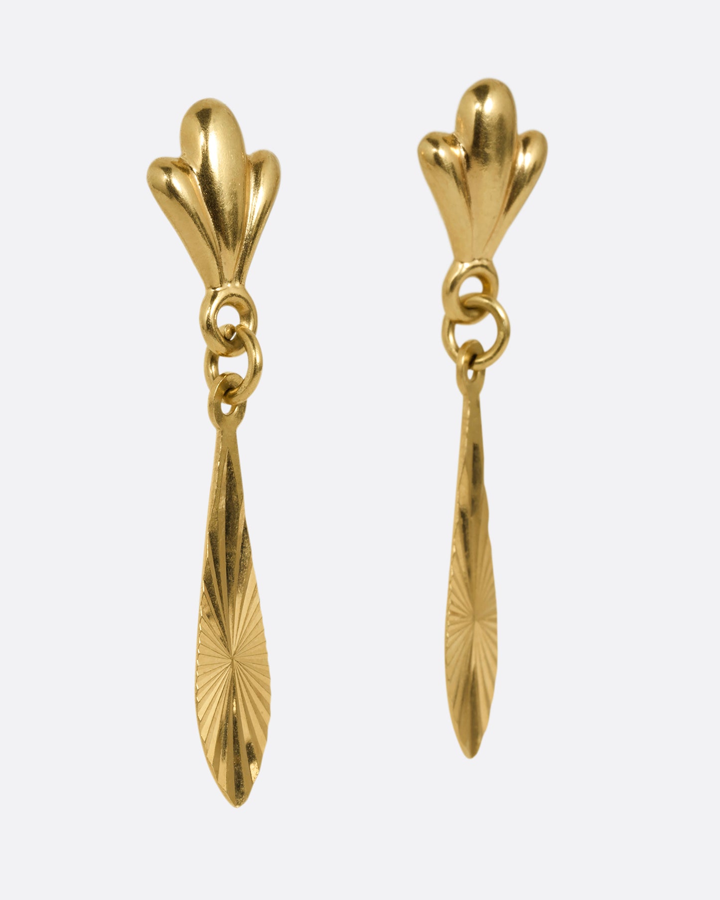 Fleur De Lis Dangle Earrings