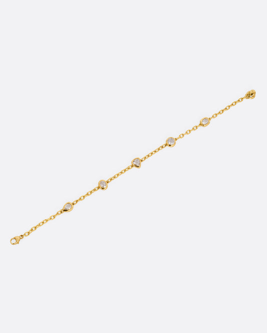 Yellow and Champagne Diamond Bracelet