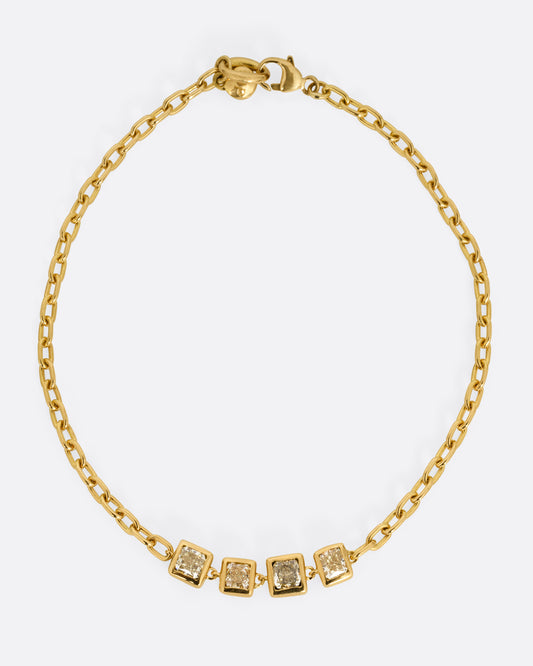 Square Diamond Bracelet
