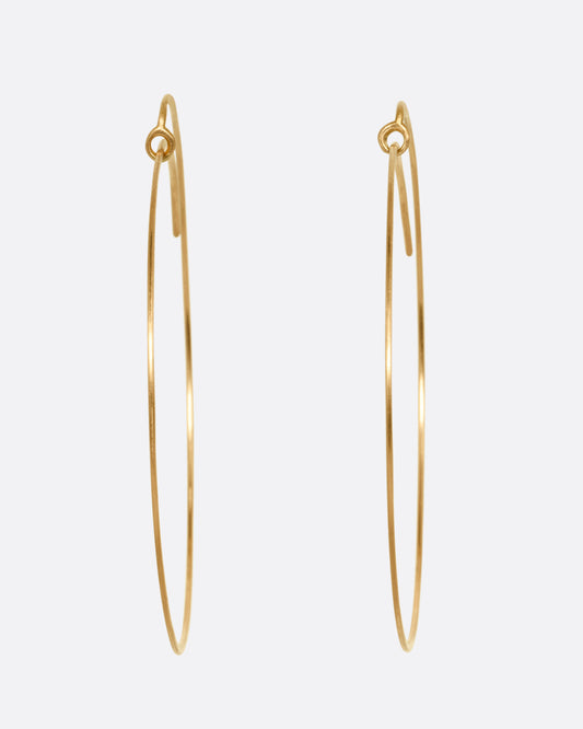 Lucky Hoop Earrings