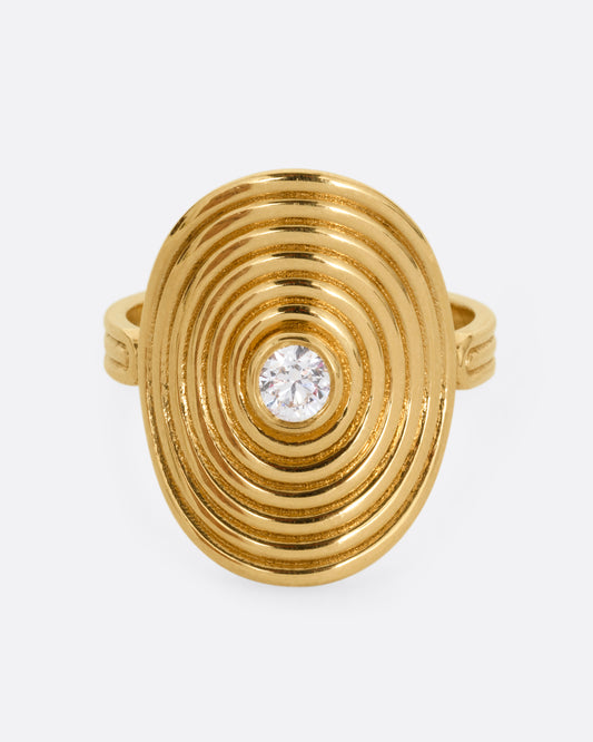 Diamond Vera Spiral Ring