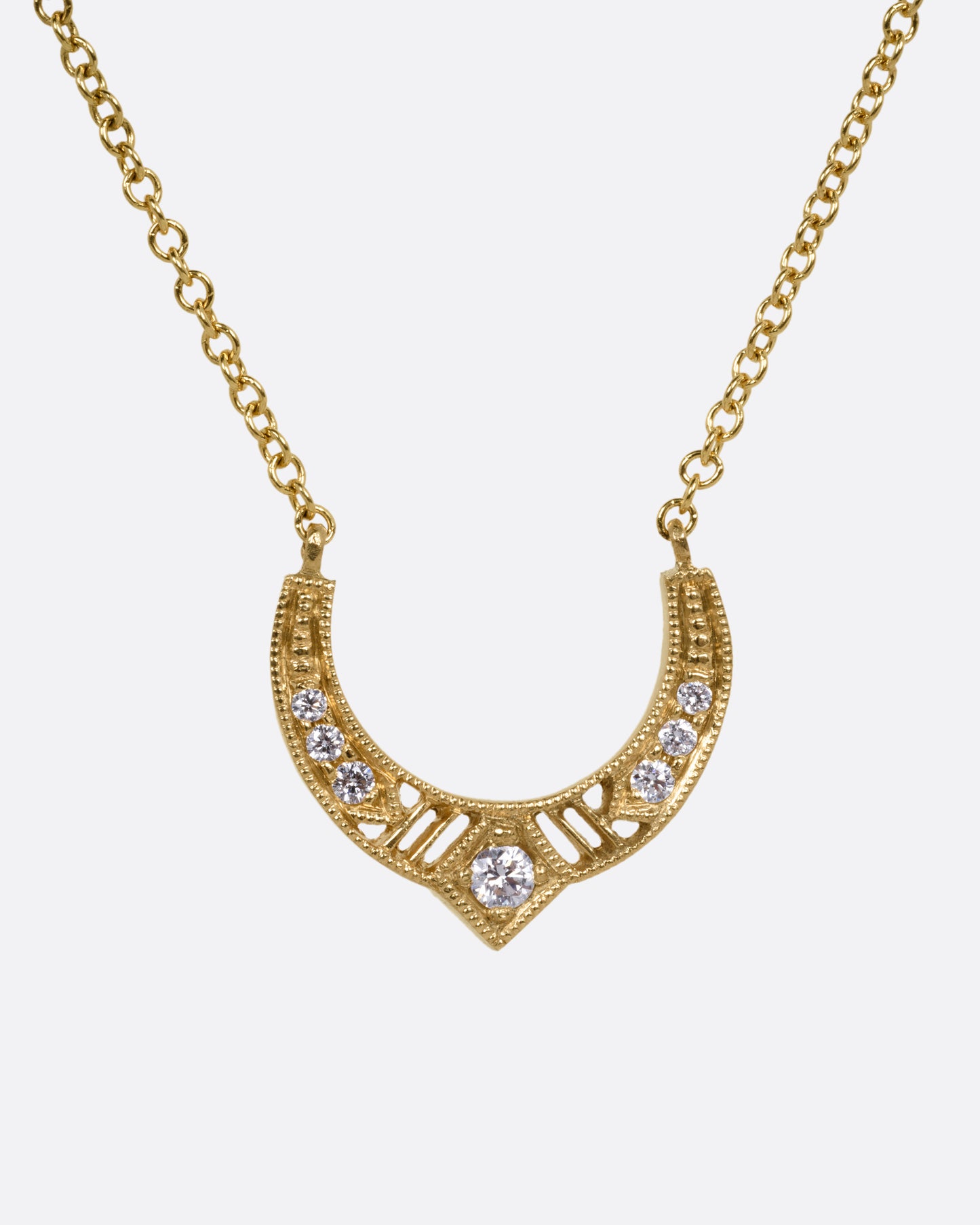 Diamond Soulen Pendant Necklace