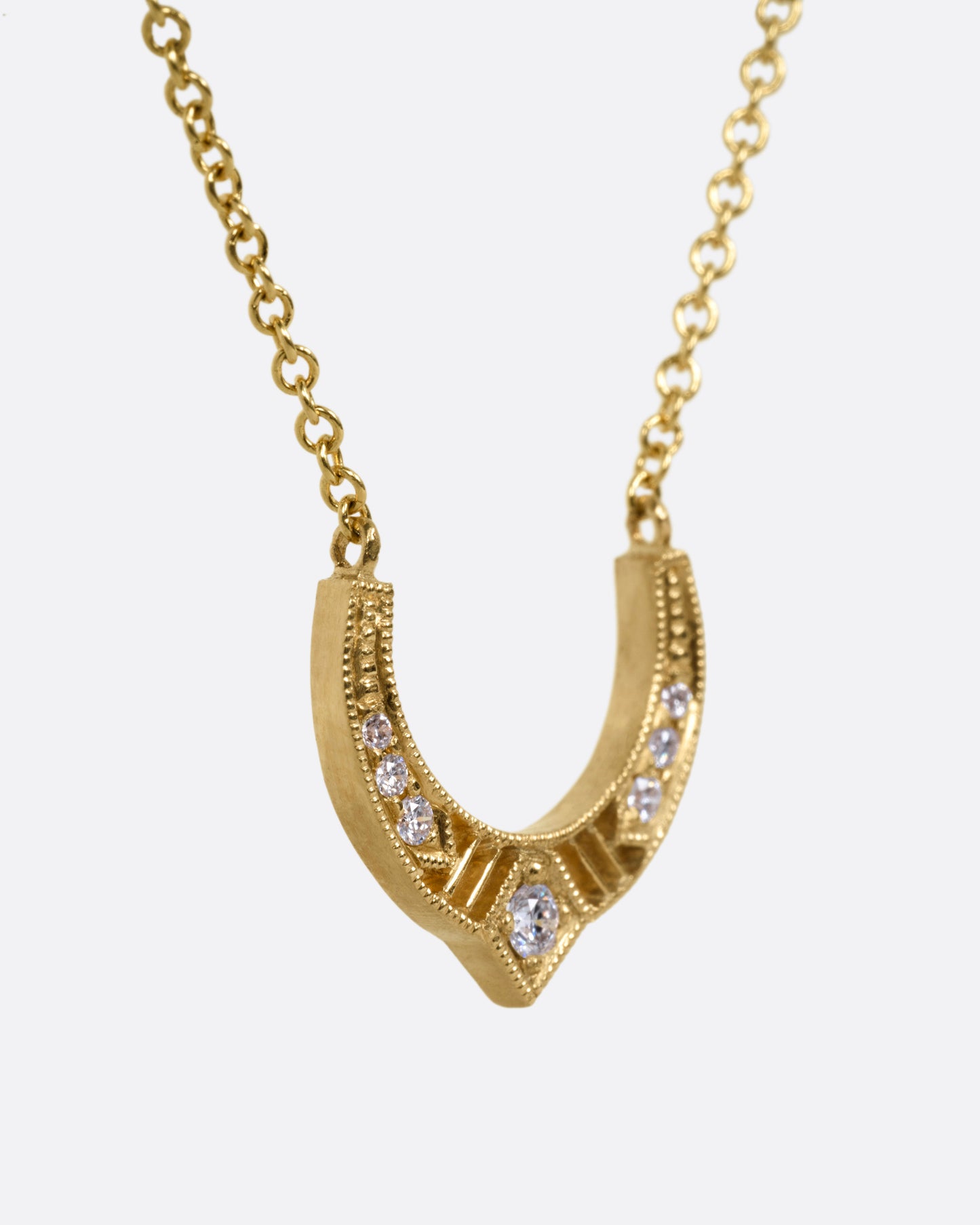Diamond Soulen Pendant Necklace