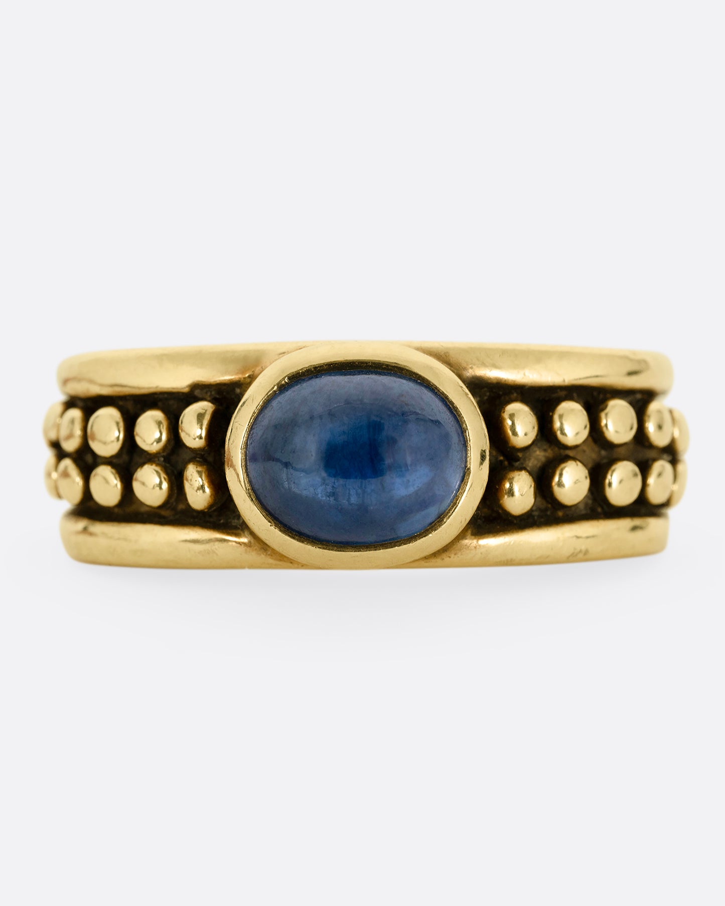 Sapphire Cabochon Ring