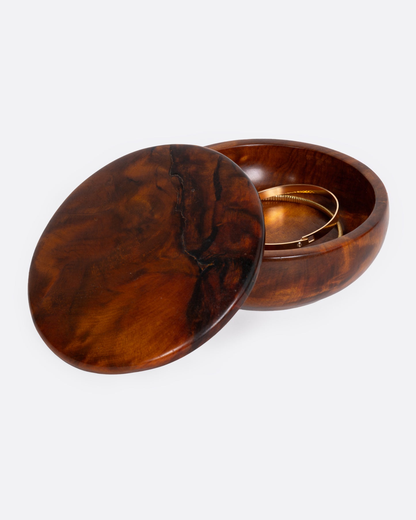 Circular Wooden Box
