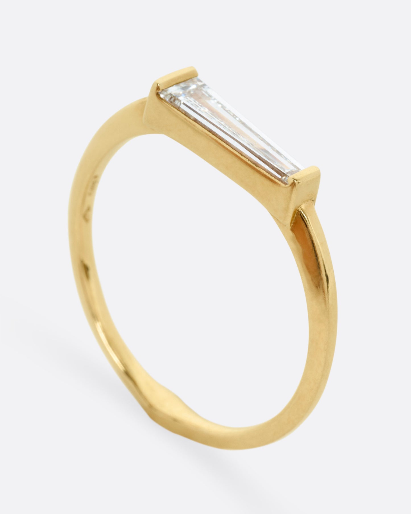 Tapered Baguette Diamond Ring