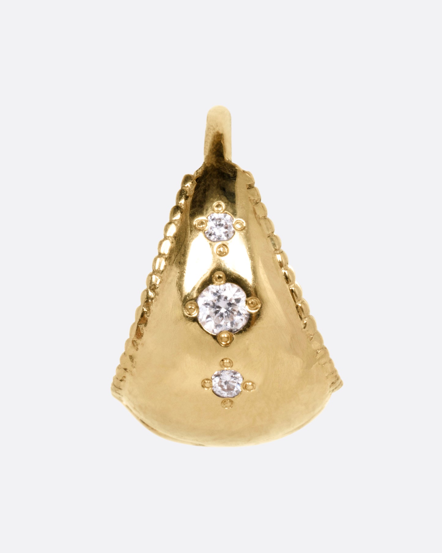 Mini Dome Diamond Scatter Hoop
