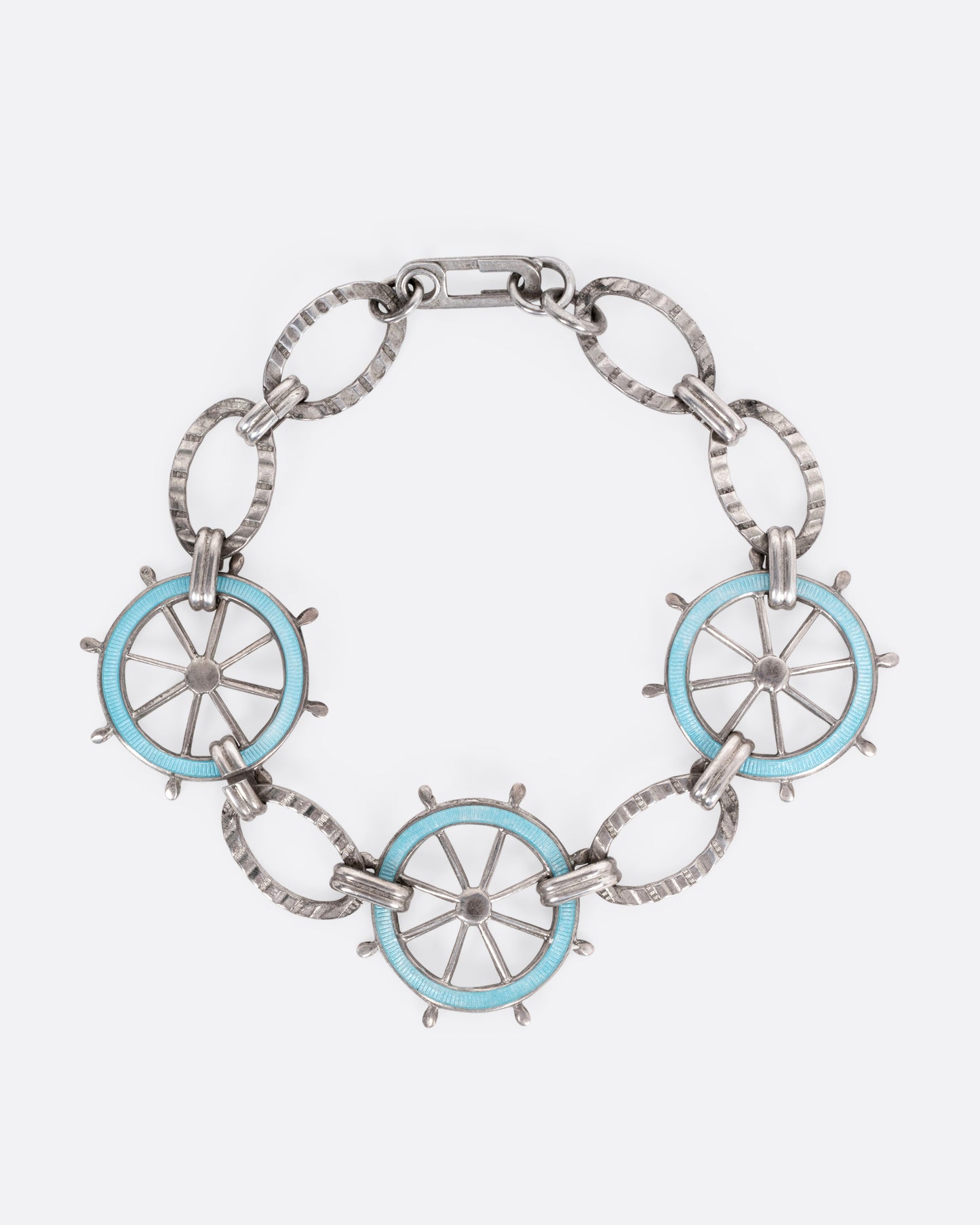 Ship's Wheel Link Bracelet