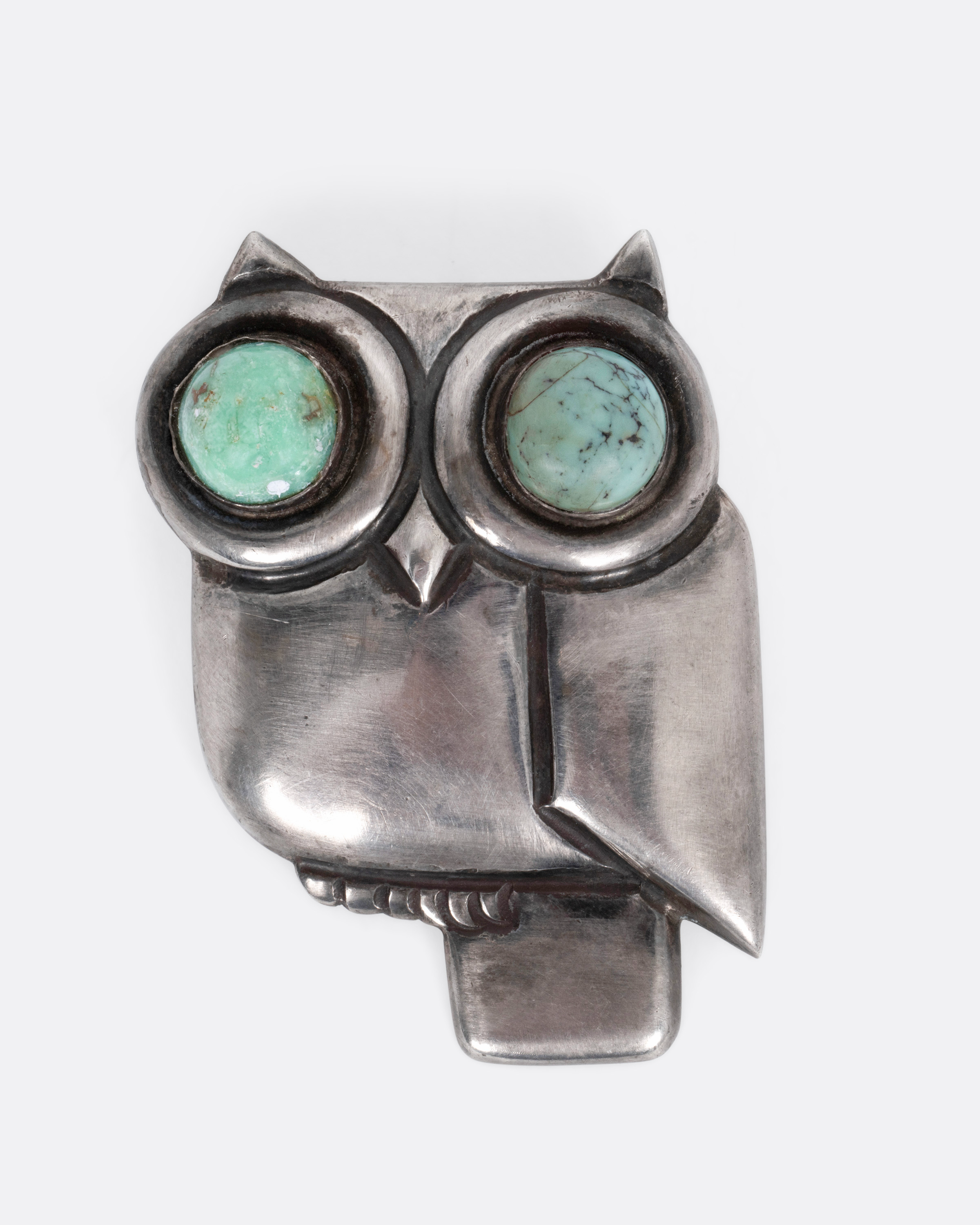Turquoise Eyed Owl Pin image