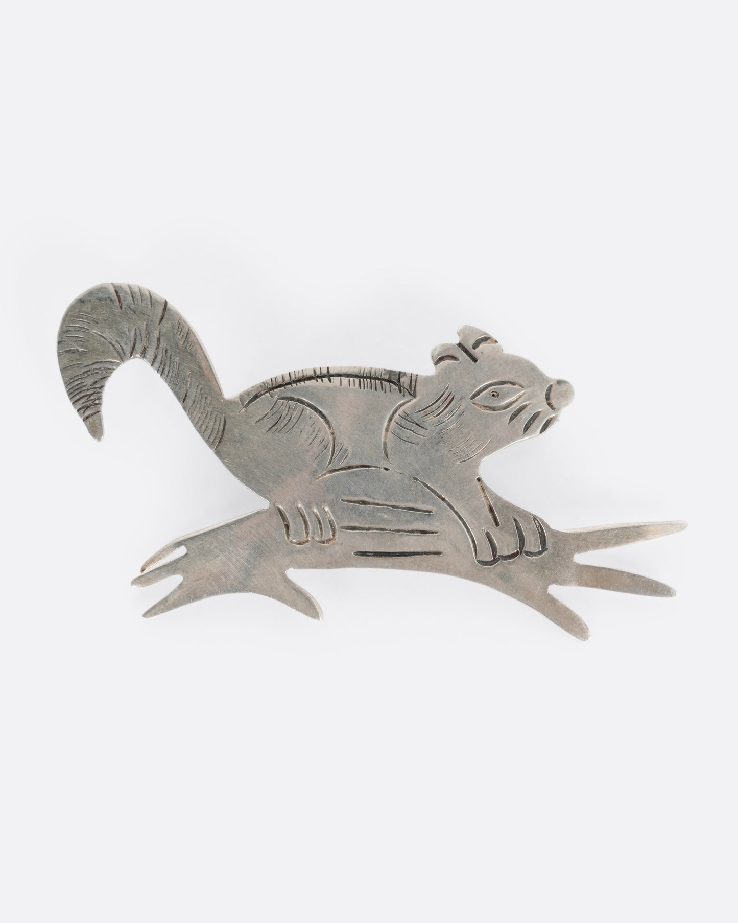 Etched Beaver Pin