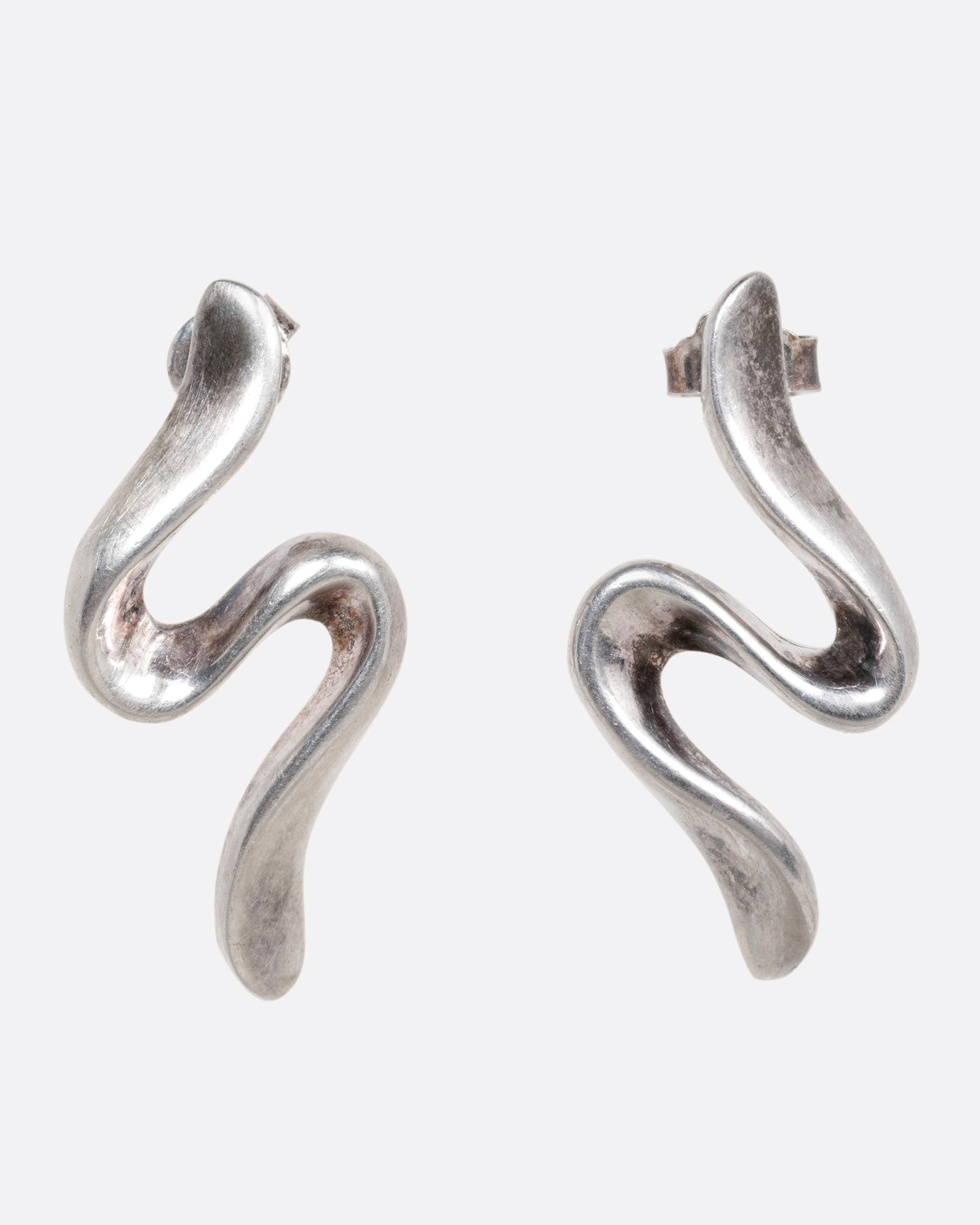 Squiggly Stud Earrings