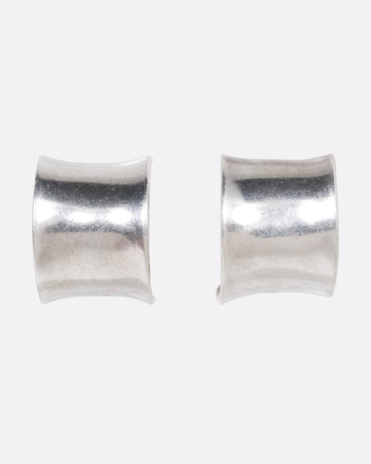 Wide Half Hoop Earrings