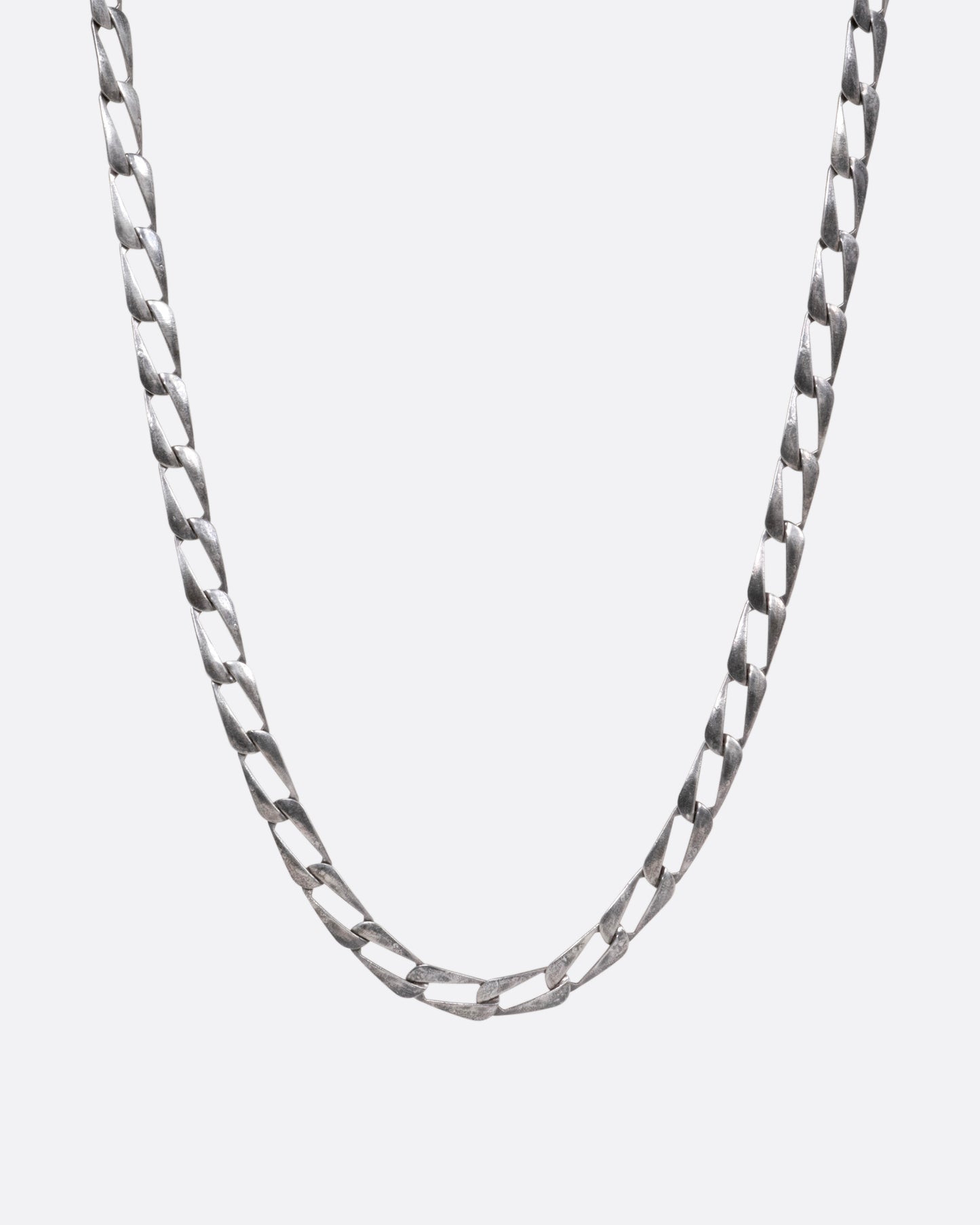 Oval Curb Chain Necklace
