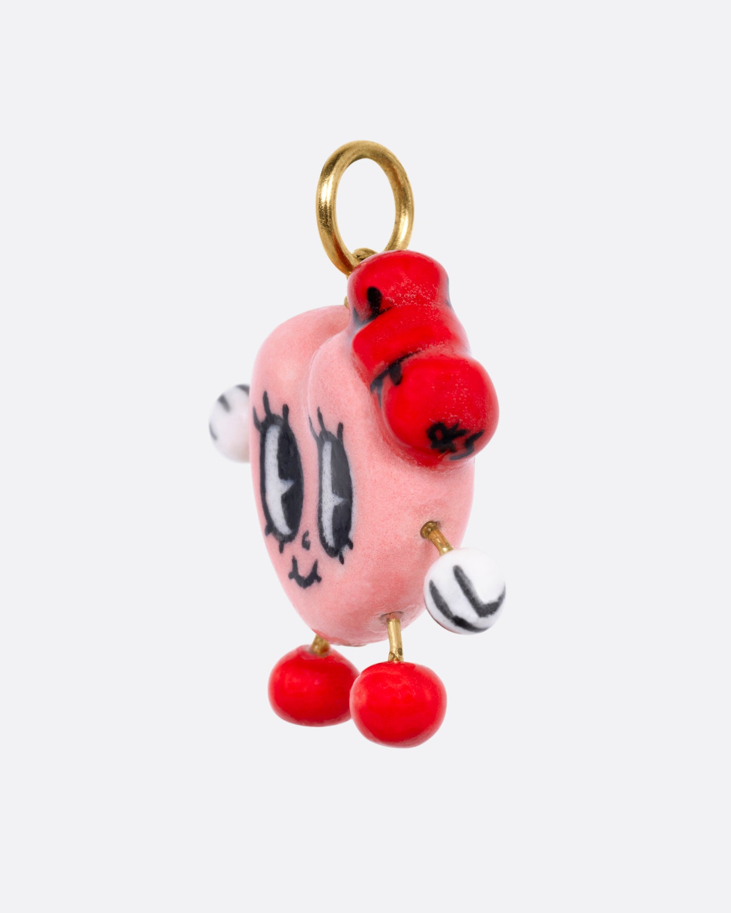 'Kiss Me' Heart Charm