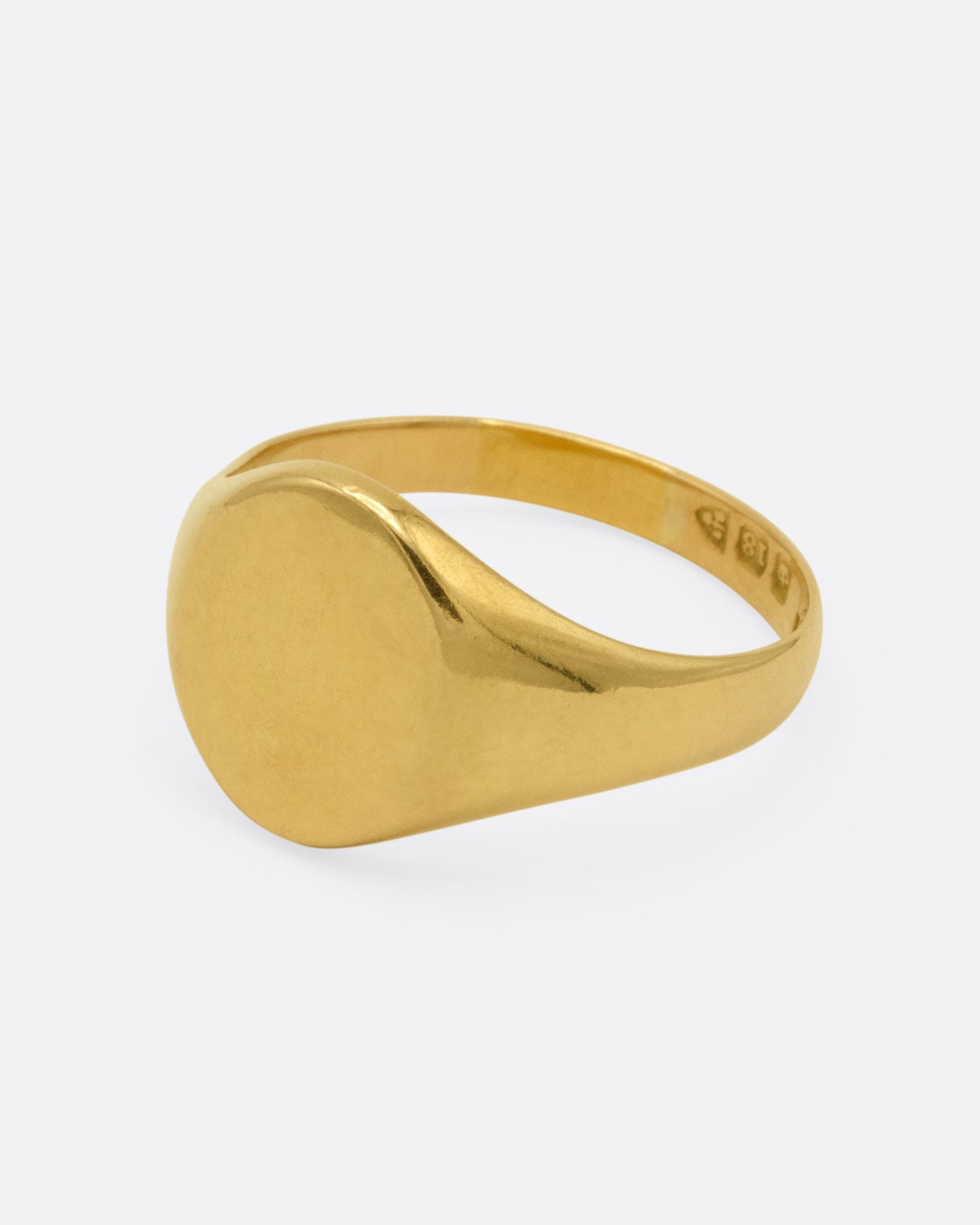 Round Signet Ring