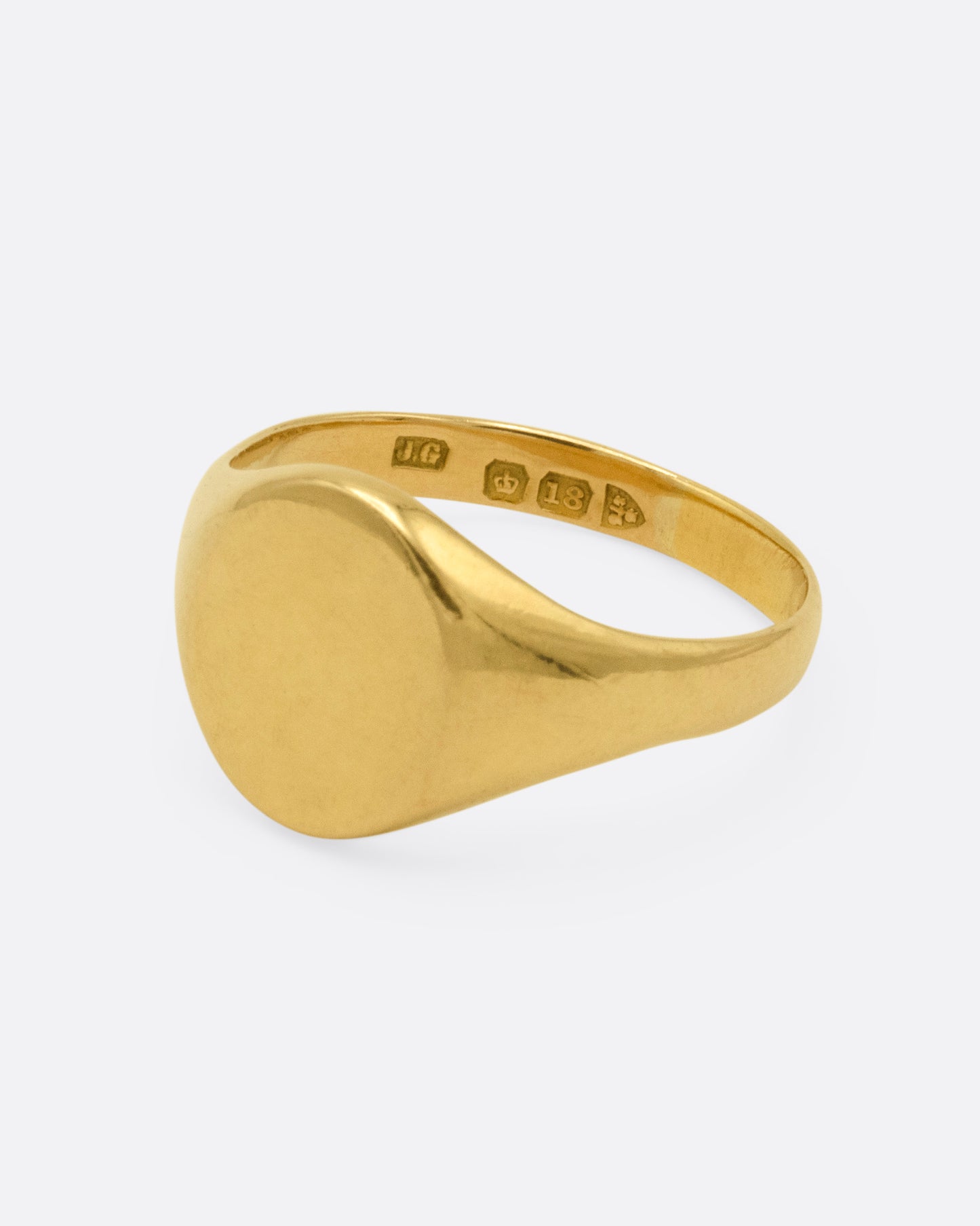 Round Signet Ring