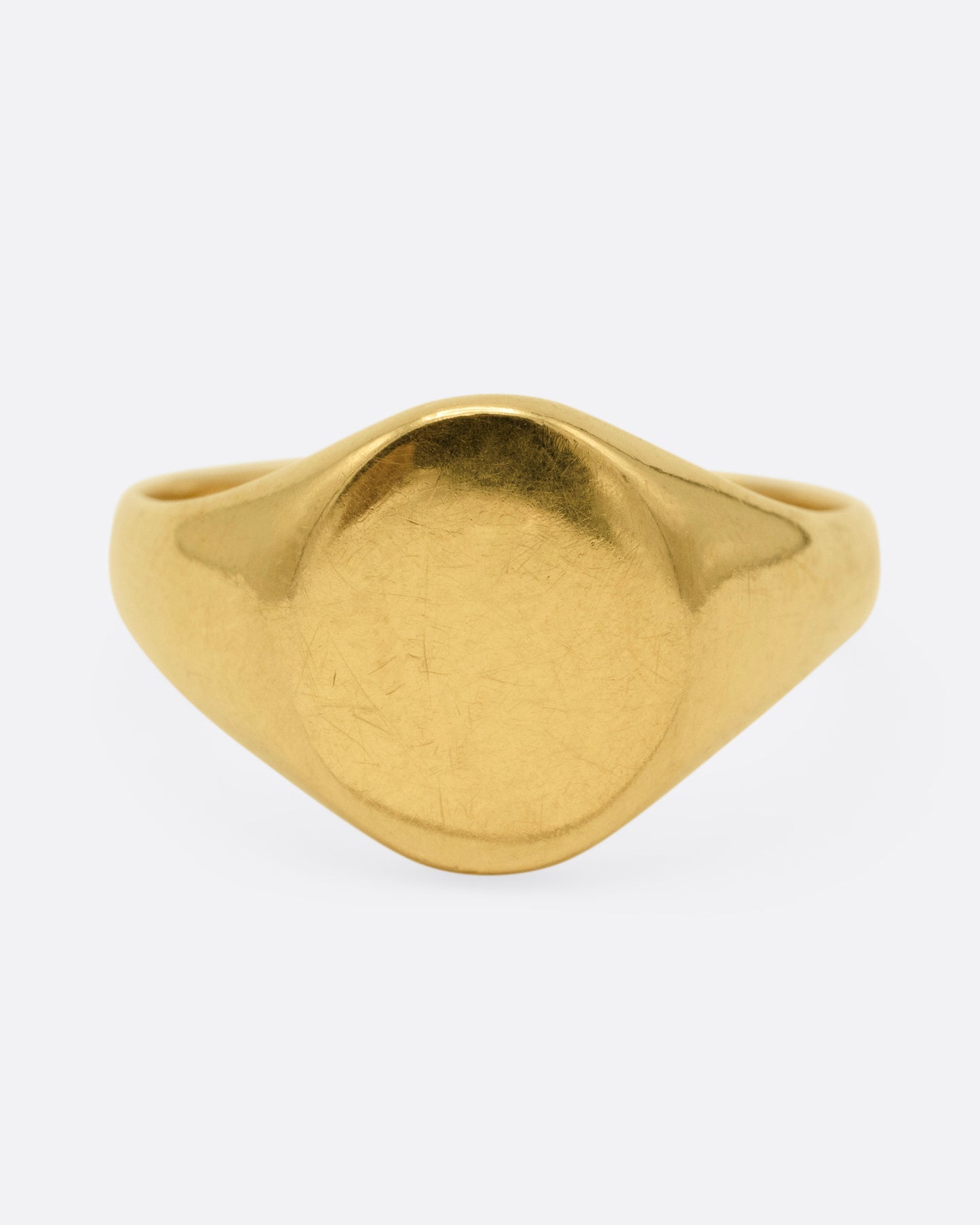 Round Signet Ring