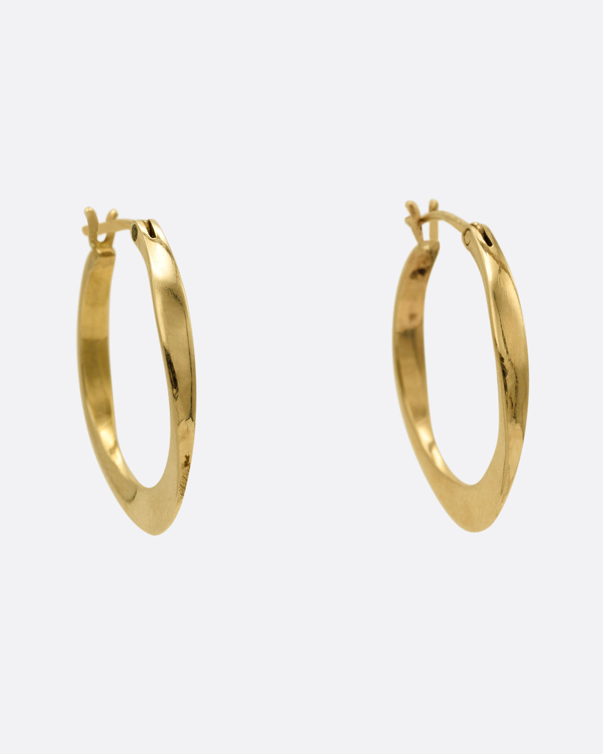 Tapered Hoop Earrings