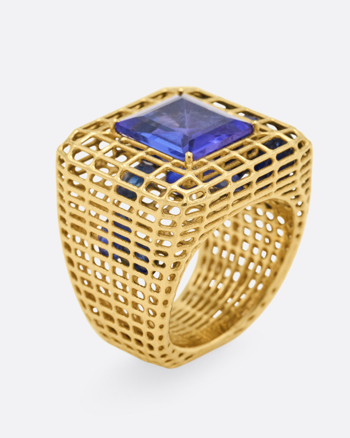 Tanzanite Cagey Ring