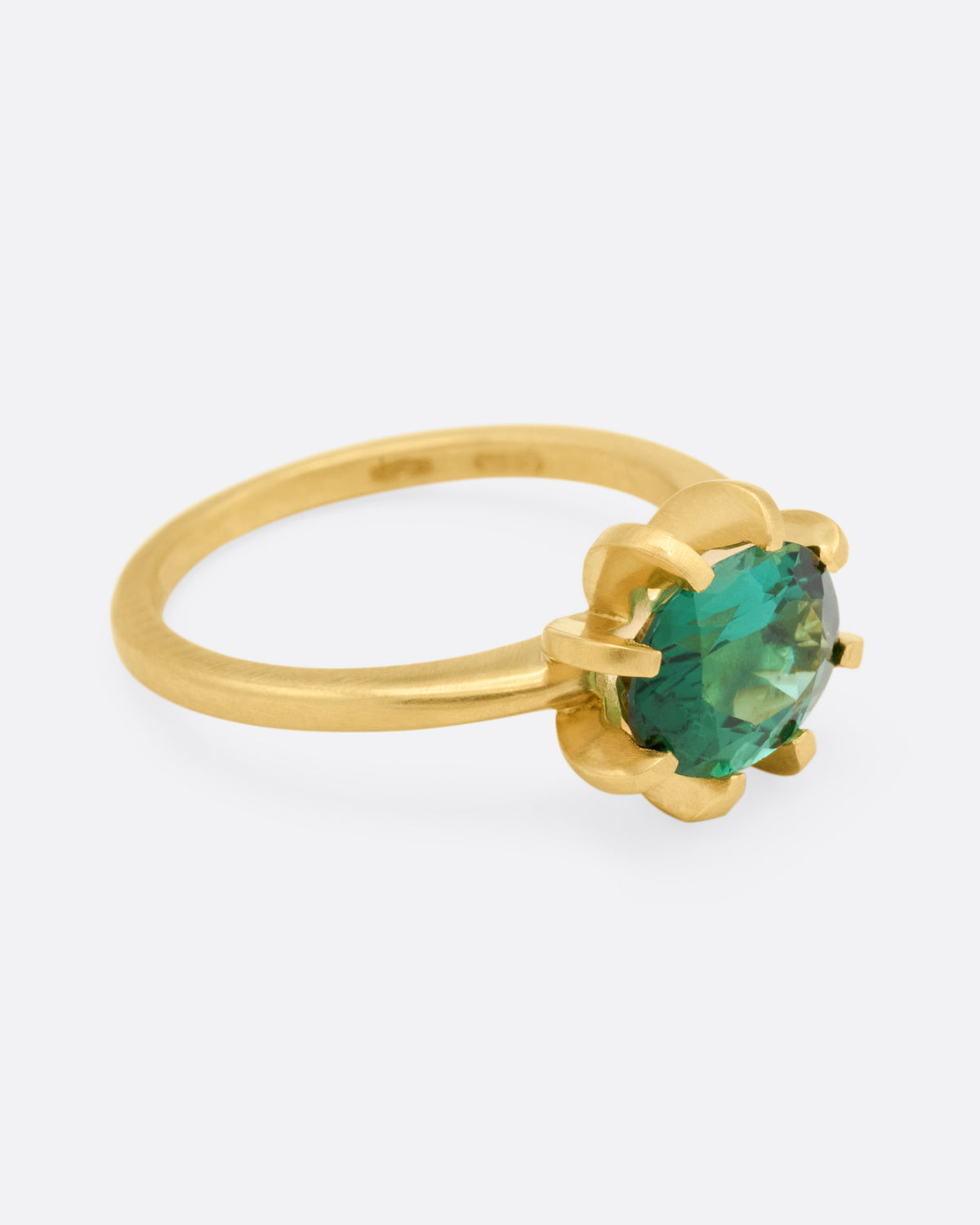 Blue Green Tourmaline Stella Ring