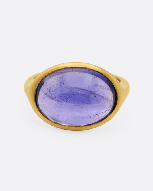 Anello All'Inglese Iolite Ring