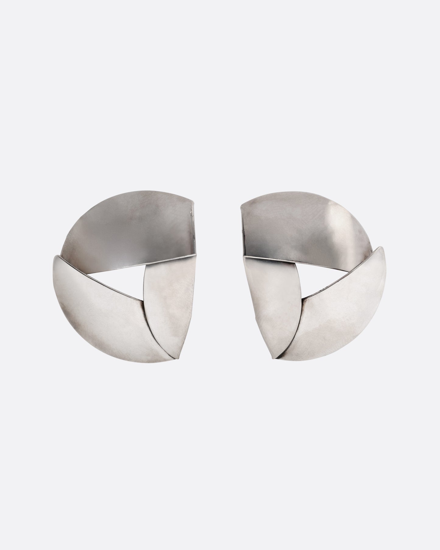 Imbricated Petal Stud Earrings