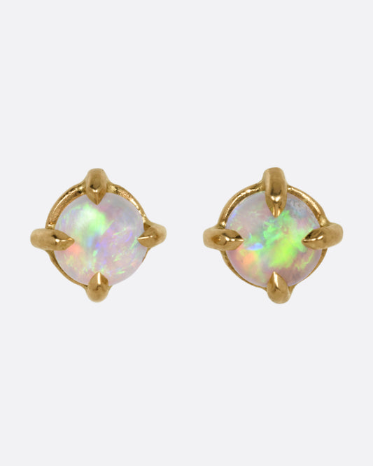 Australian Opal Stud Earrings