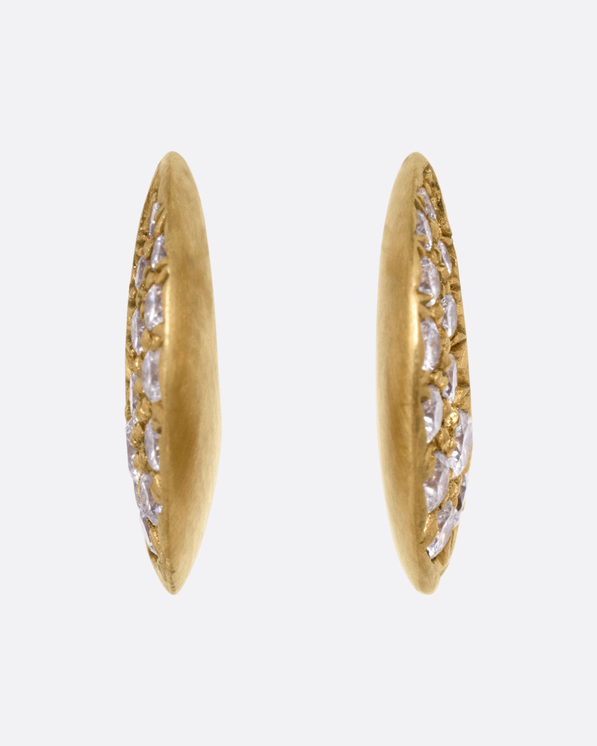 Diamond Small Lua Hoop Earrings