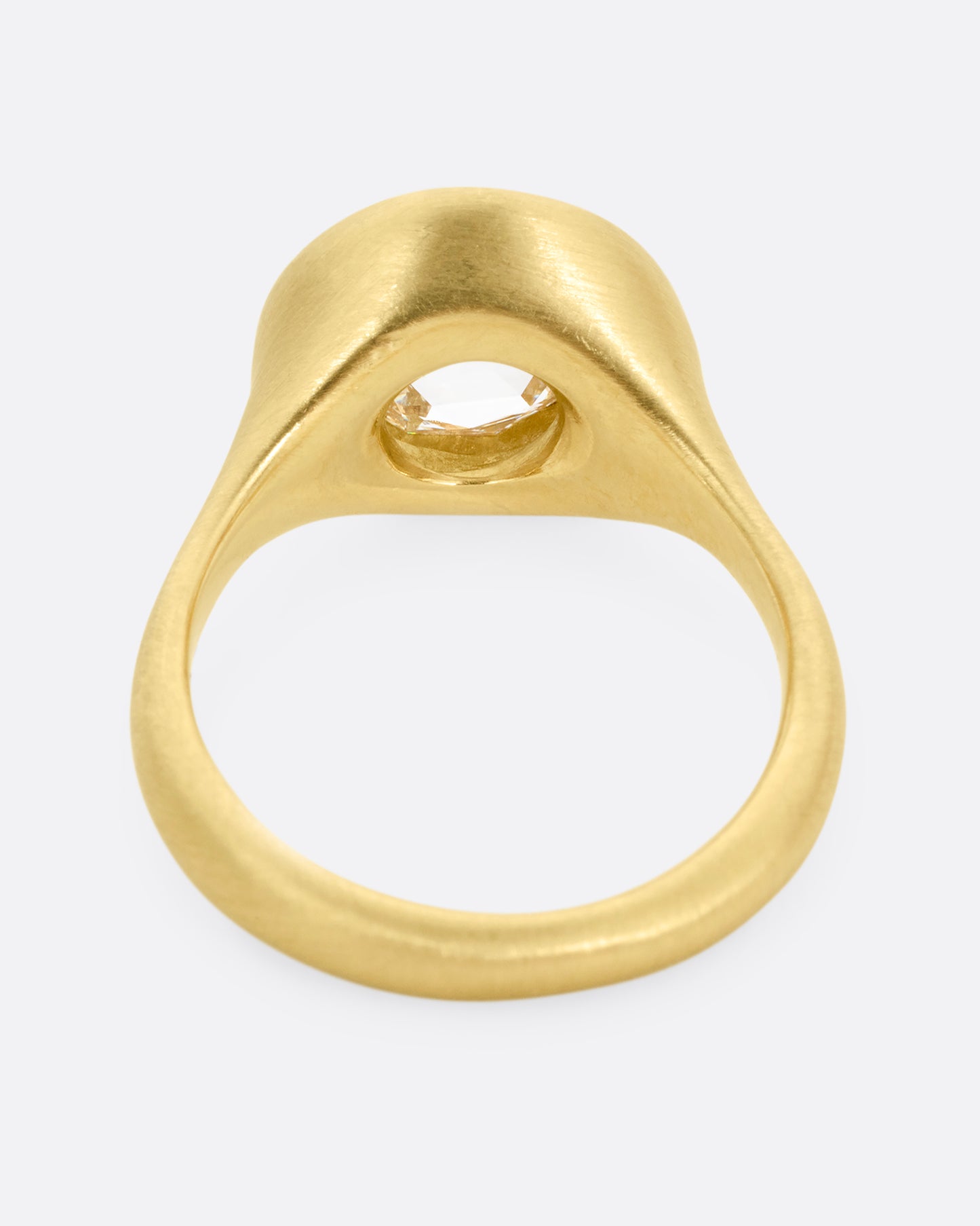 Inverted Diamond Ring