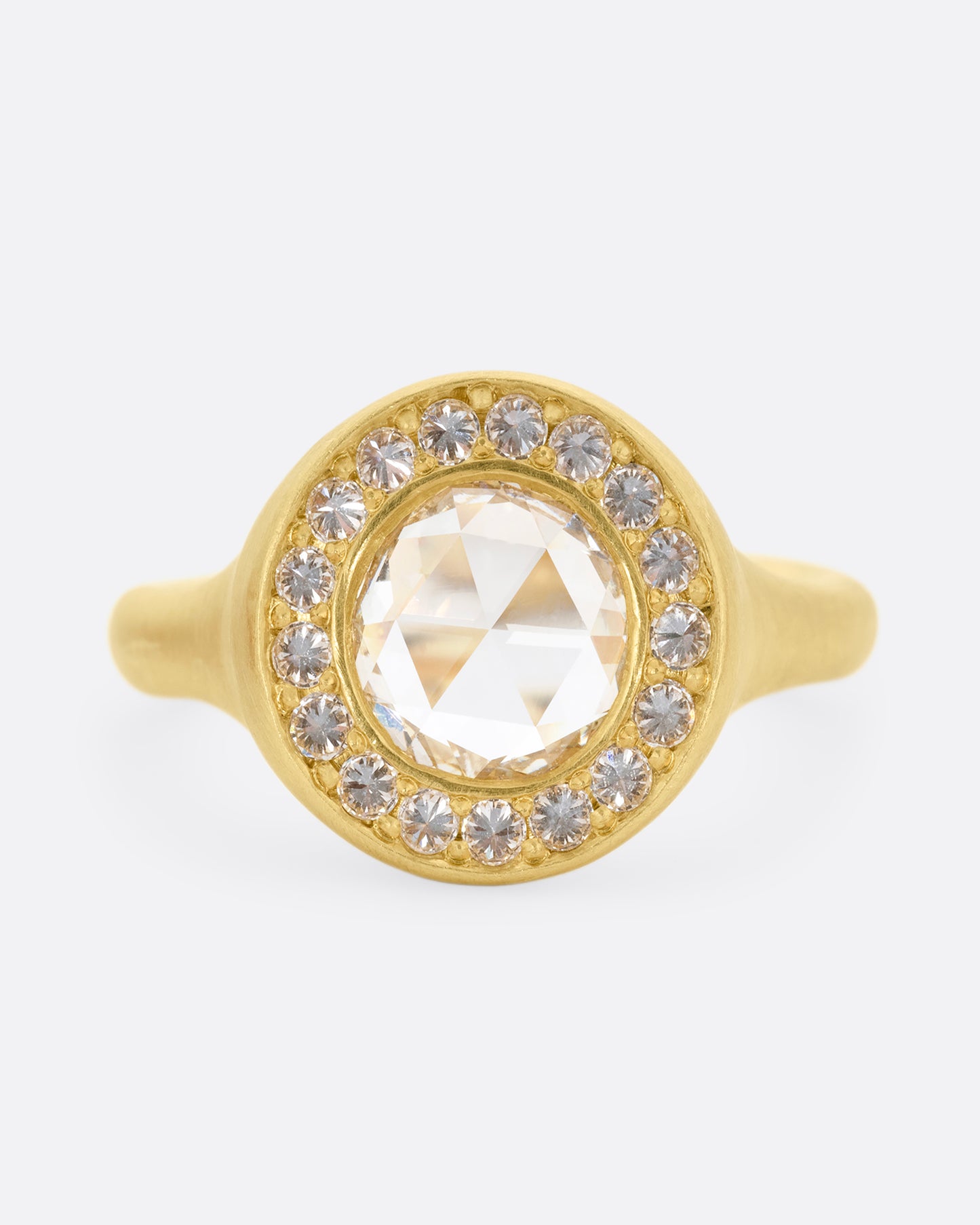 Inverted Diamond Ring