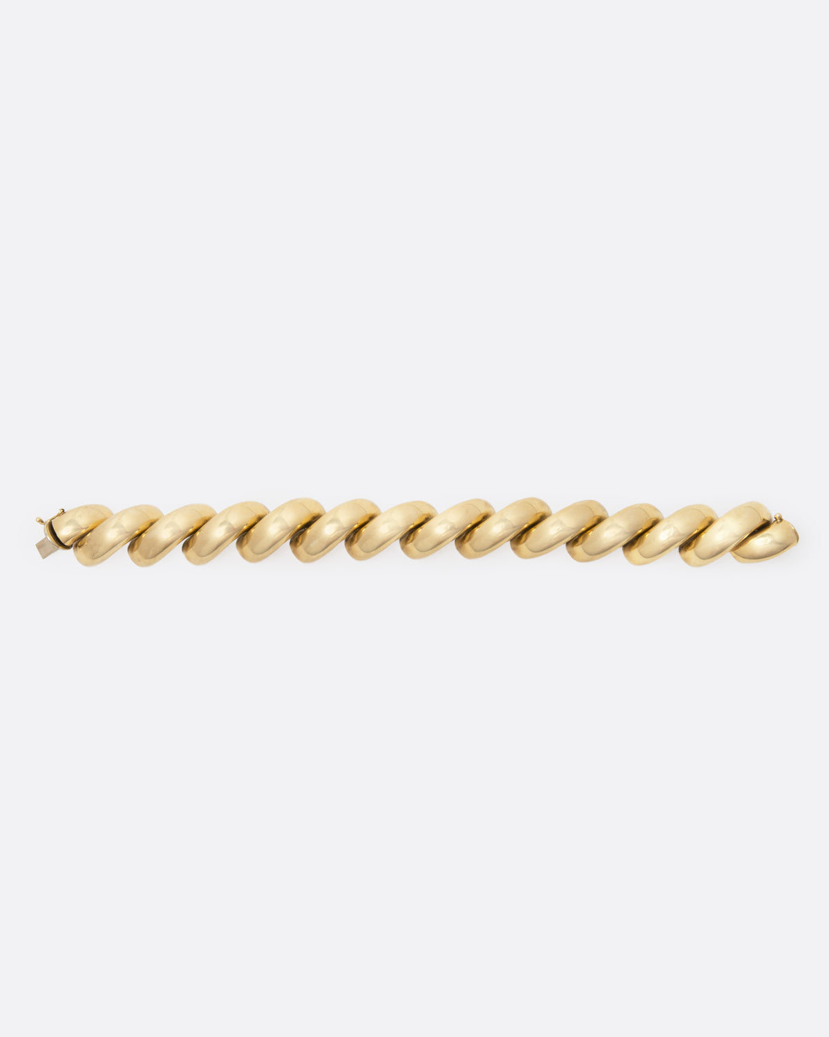 Italian Half Circle 'Twist' Bracelet