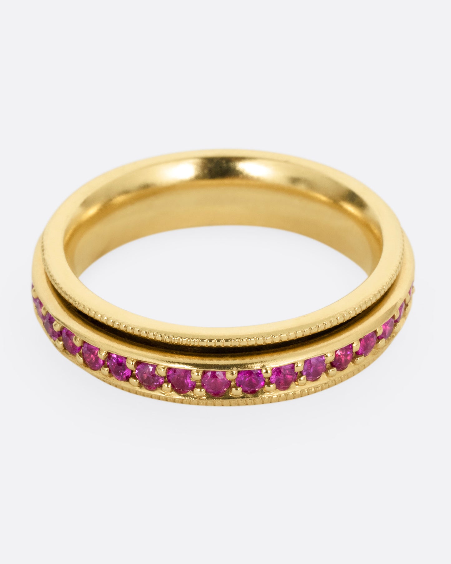 Pink Sapphire Spinner Ring