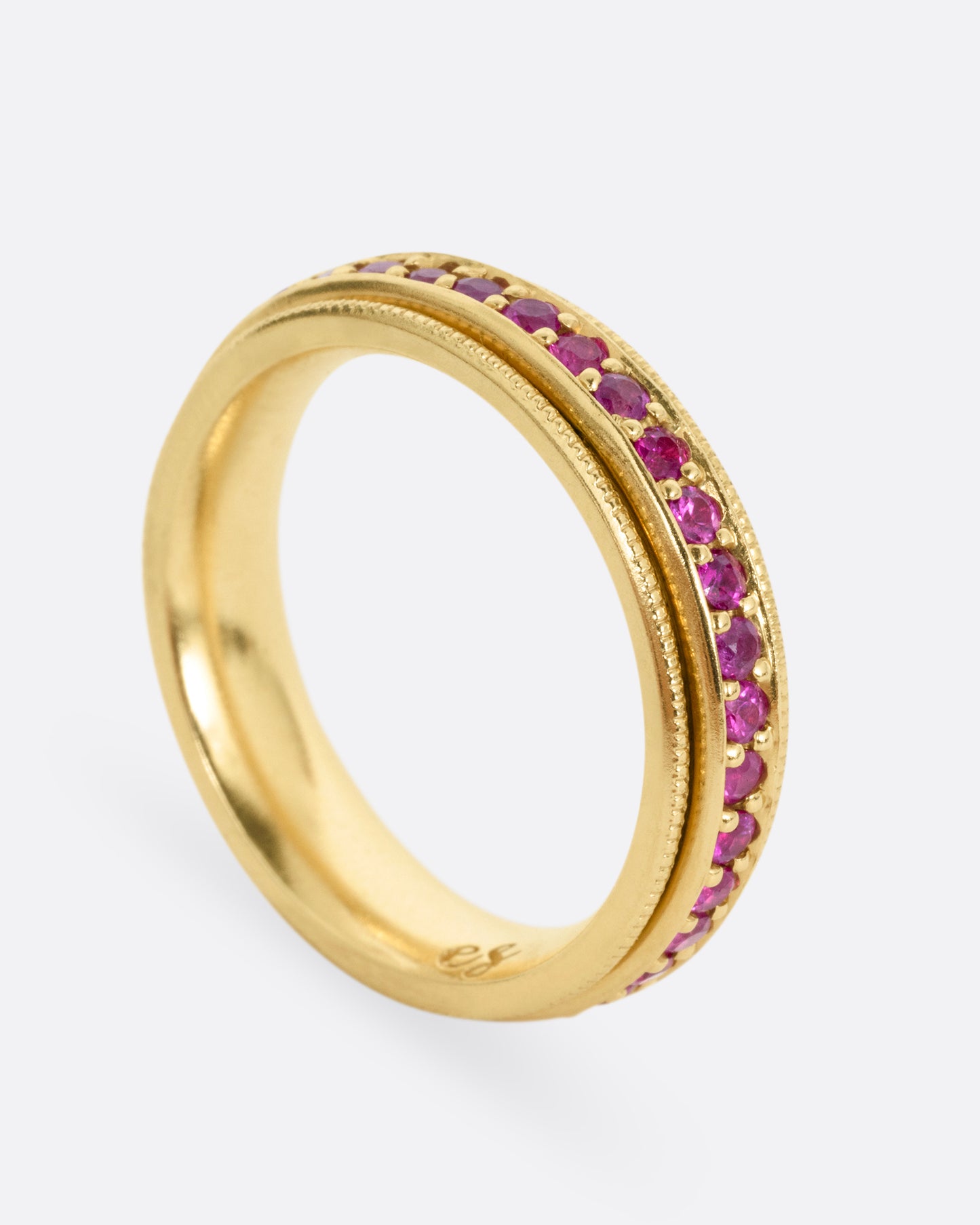 Pink Sapphire Spinner Ring
