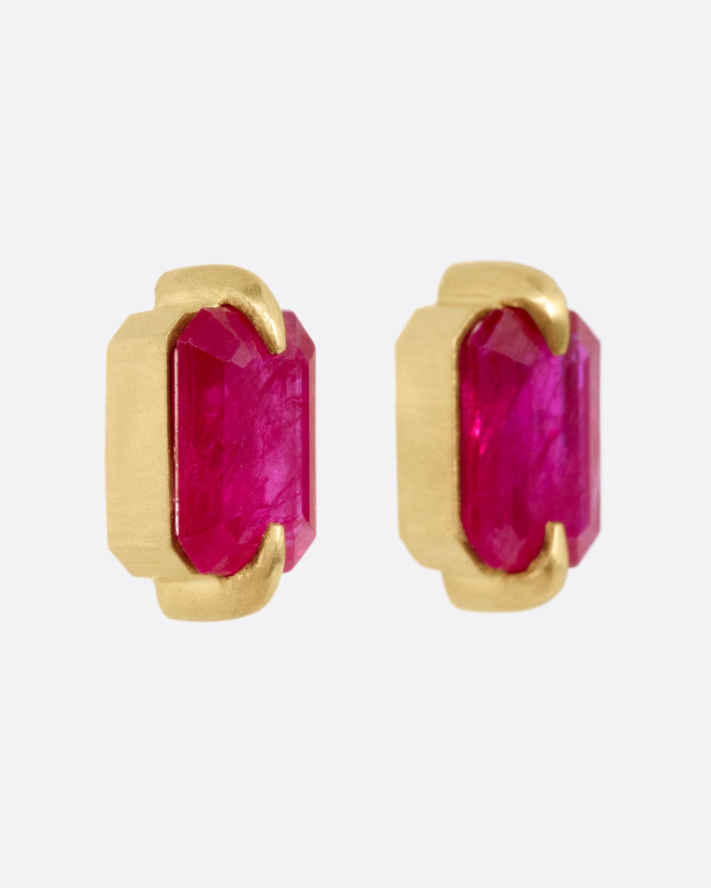 Ruby Stud Earrings