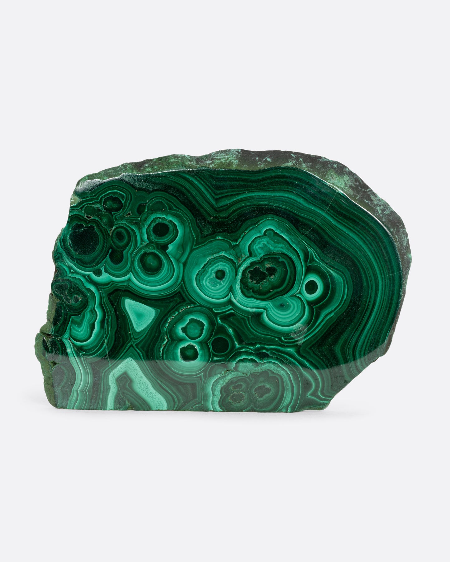 Polished Malachite Coaster