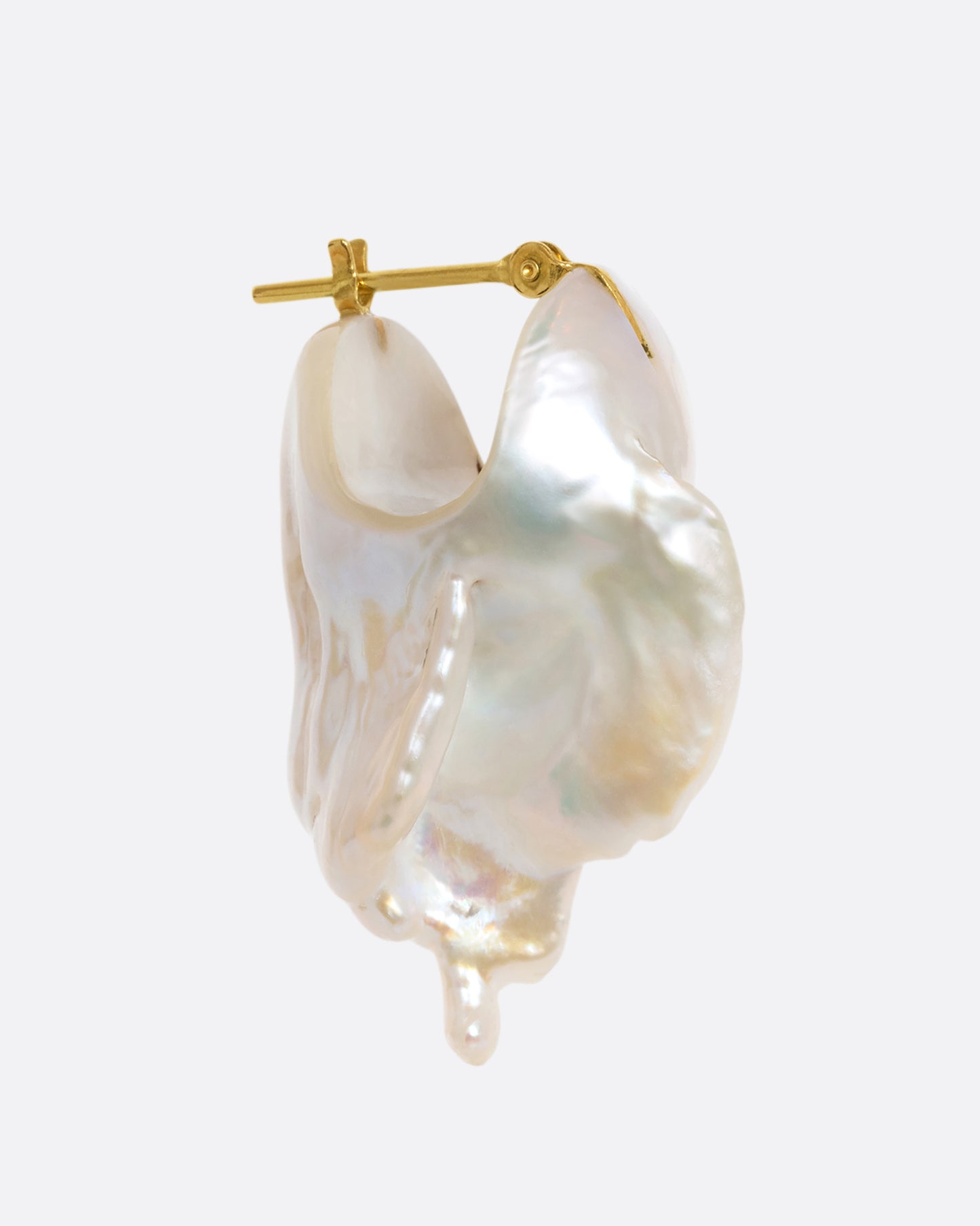 Pearl Hoop Earring
