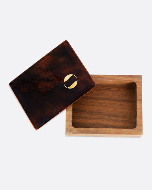 Wood and Enamel Box